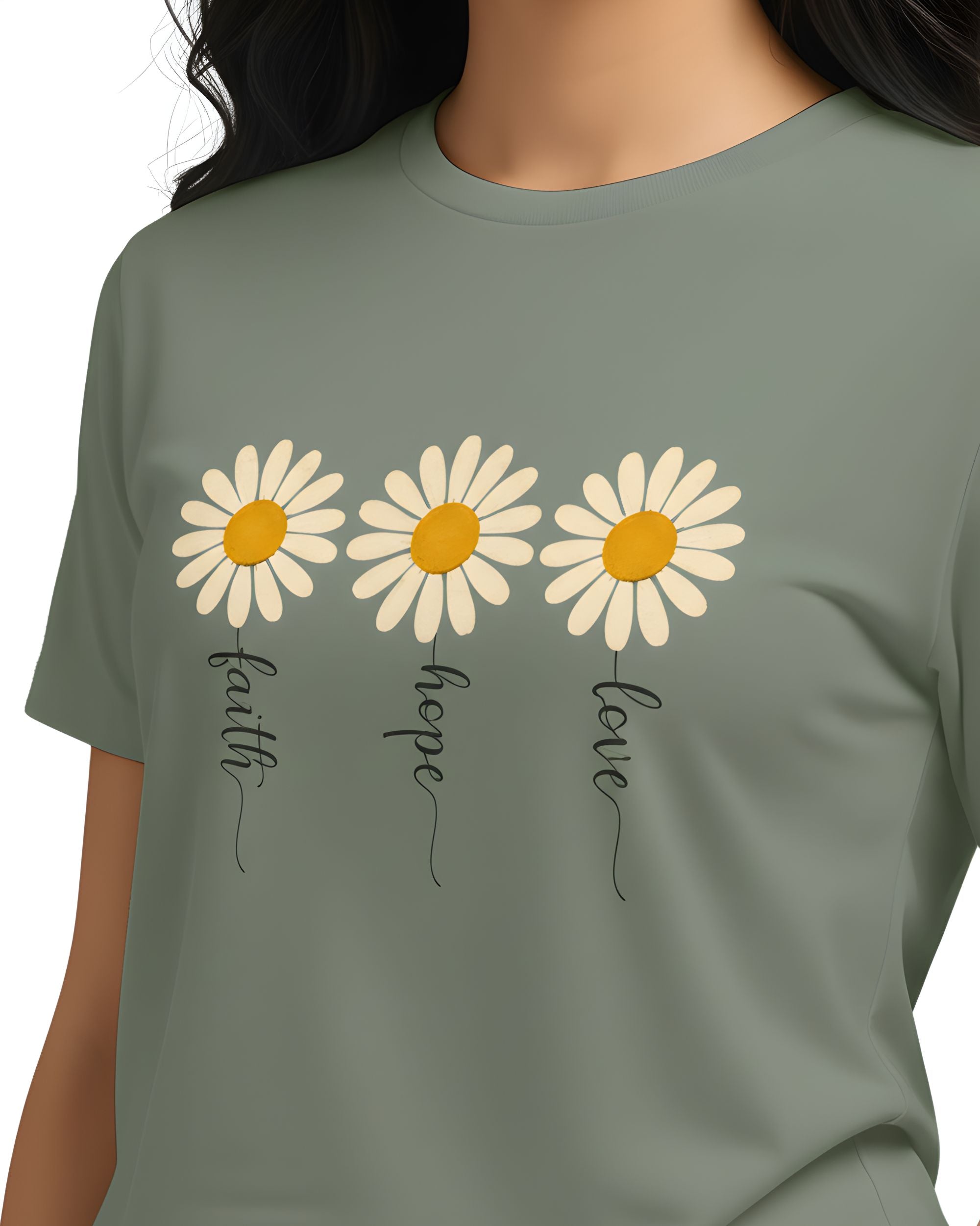 Women graphic print pure cotton 180gsm tshirt