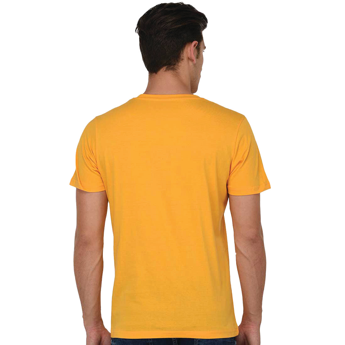 #Color_Mustard Cotton Tshirt
