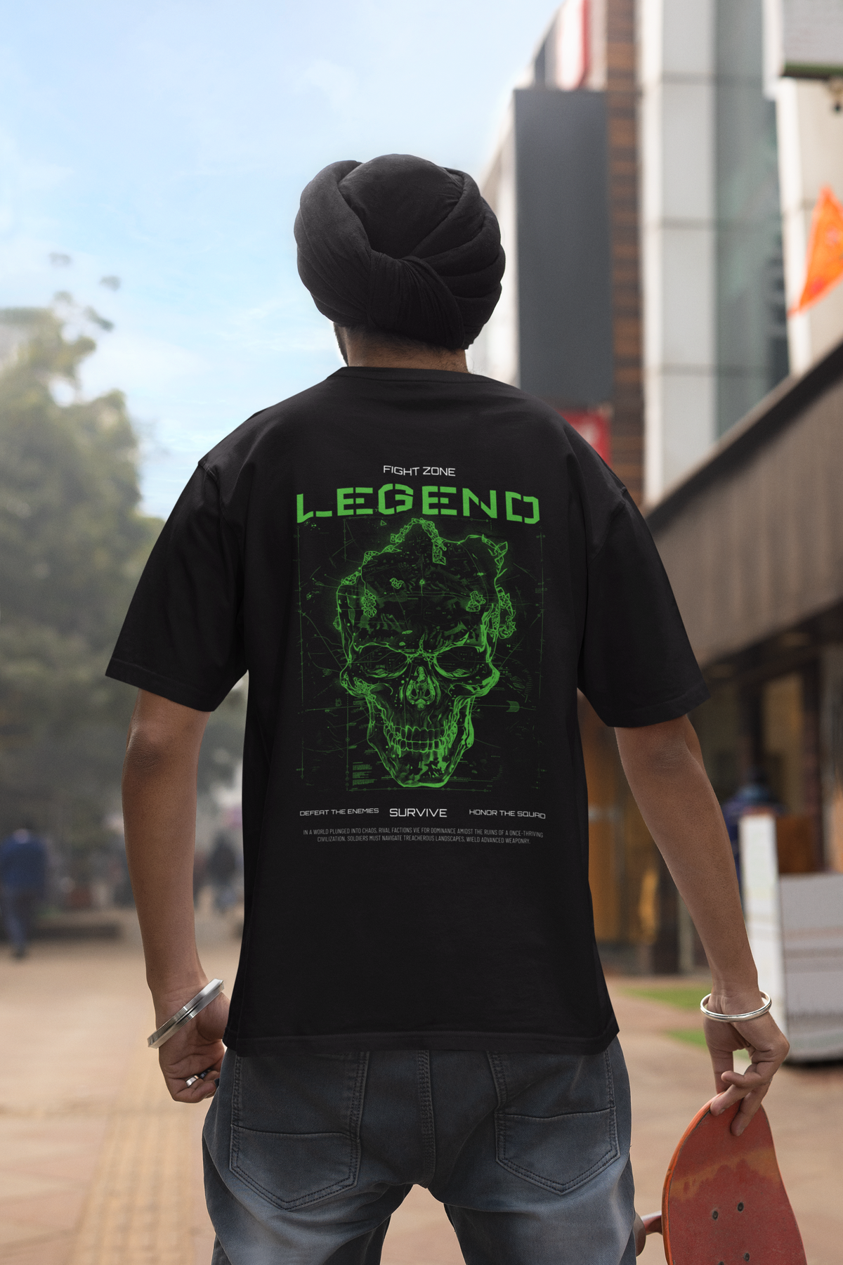 Full Back Printed Tshirt