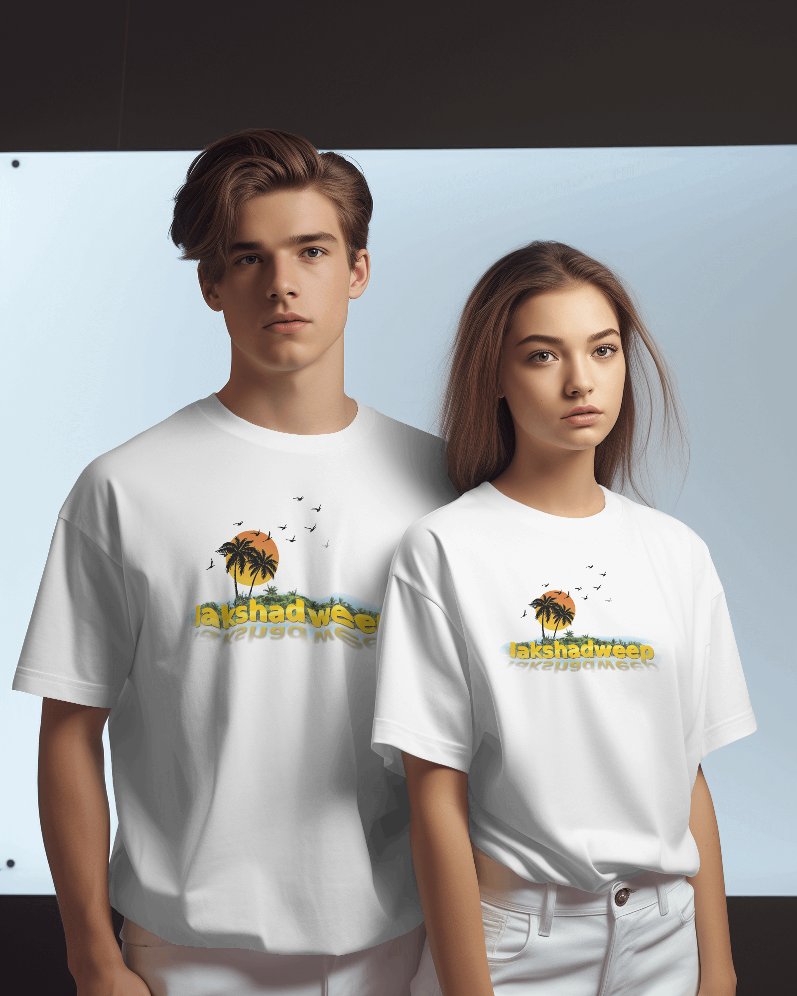 summer carnival t shirt for couple