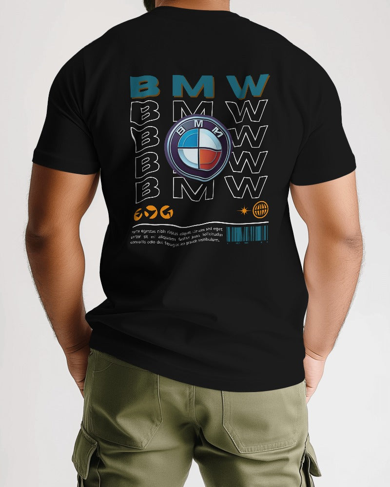 BMW Poster Printed On Back