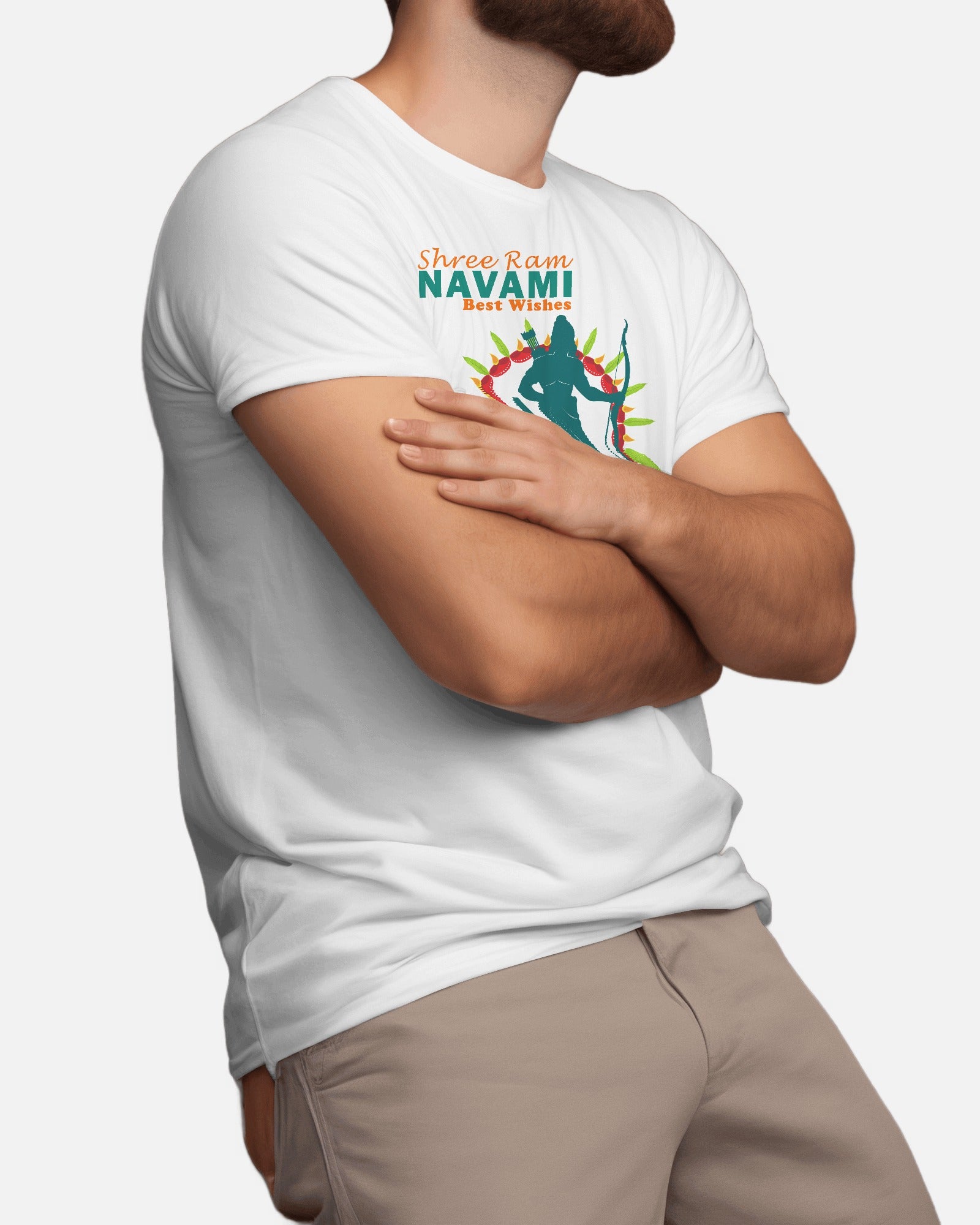 Ram Navami Printed Tshirt for Man