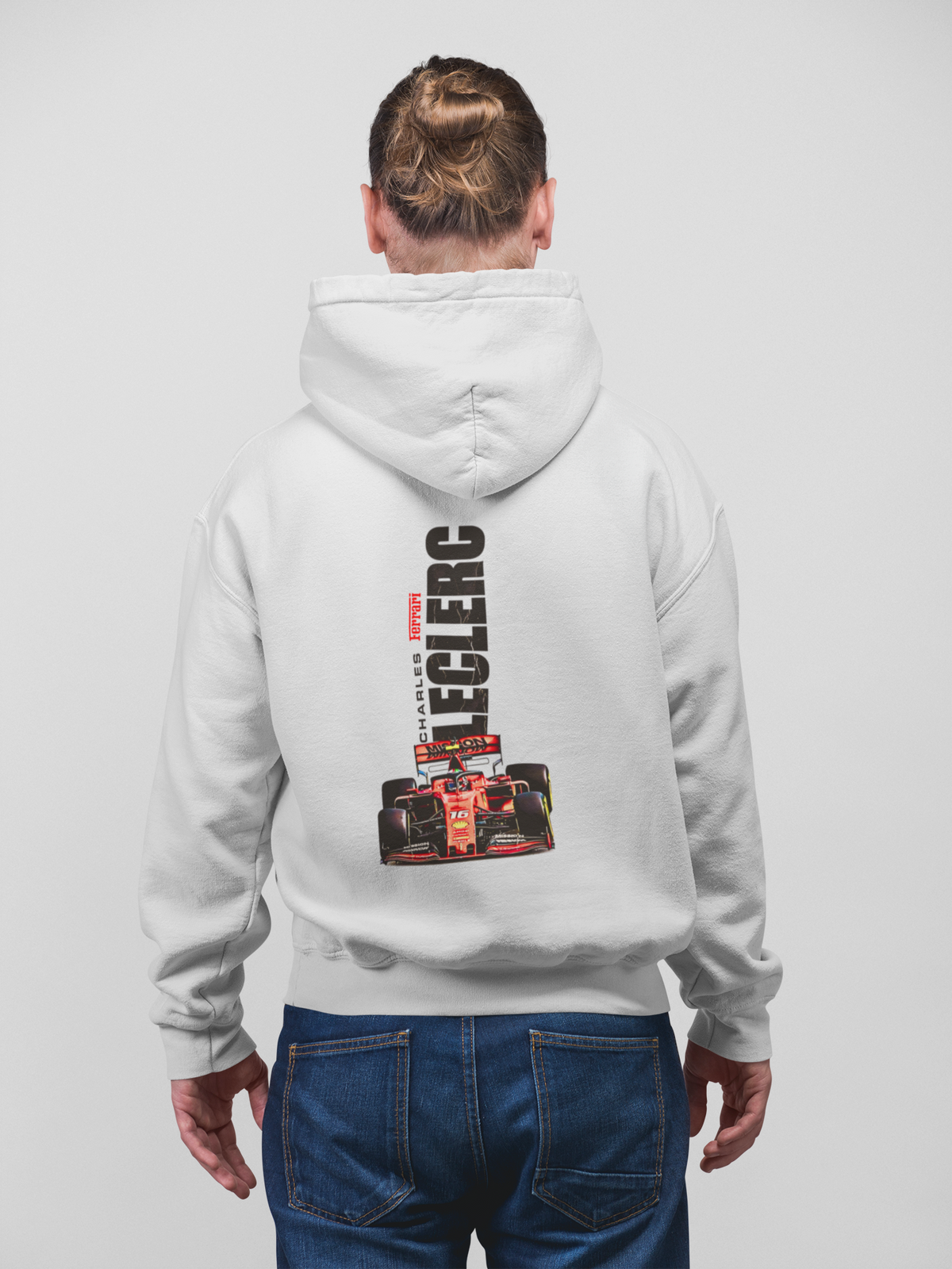 FERRARI F1 GRAPHIC PRINTED HOODIE