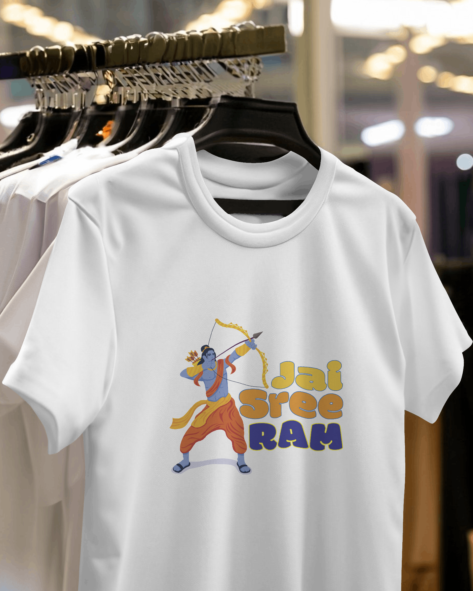 Jai Shree Ram Printed Tshirt