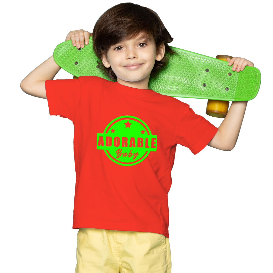 Custom Design T-Shirts for kids in kolkata #color_red