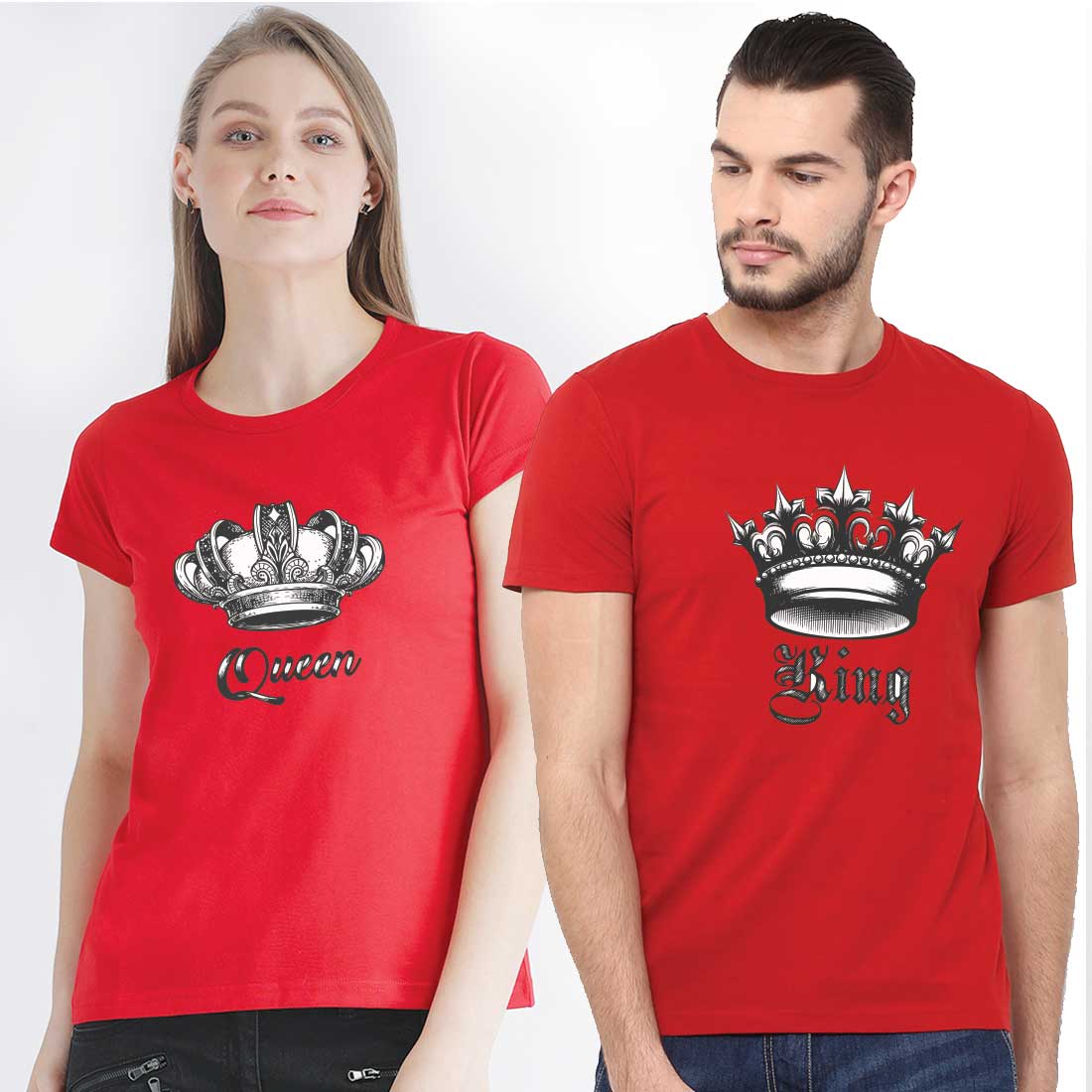 red king and queen shirts