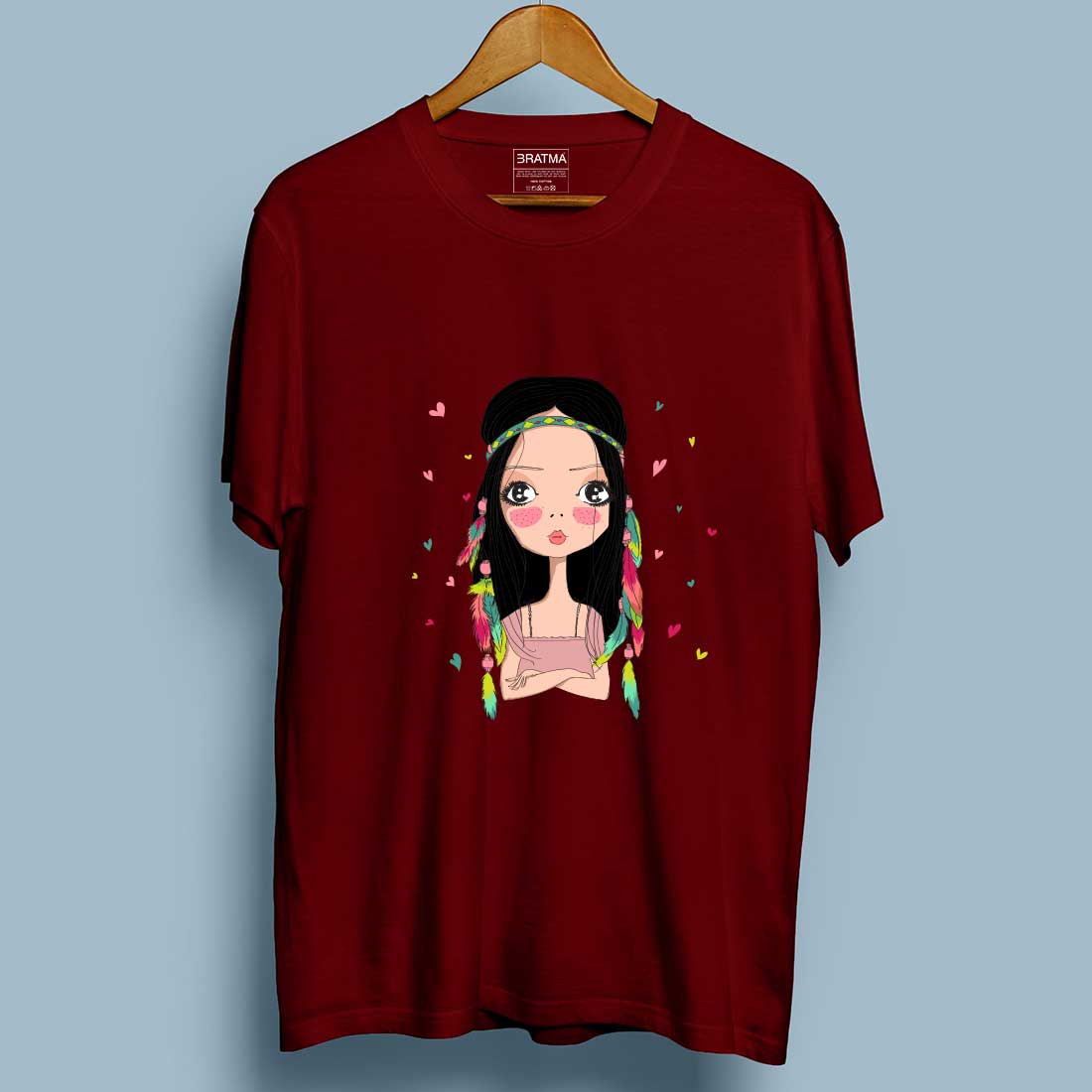 Cartoon Printed Women T-Shirt