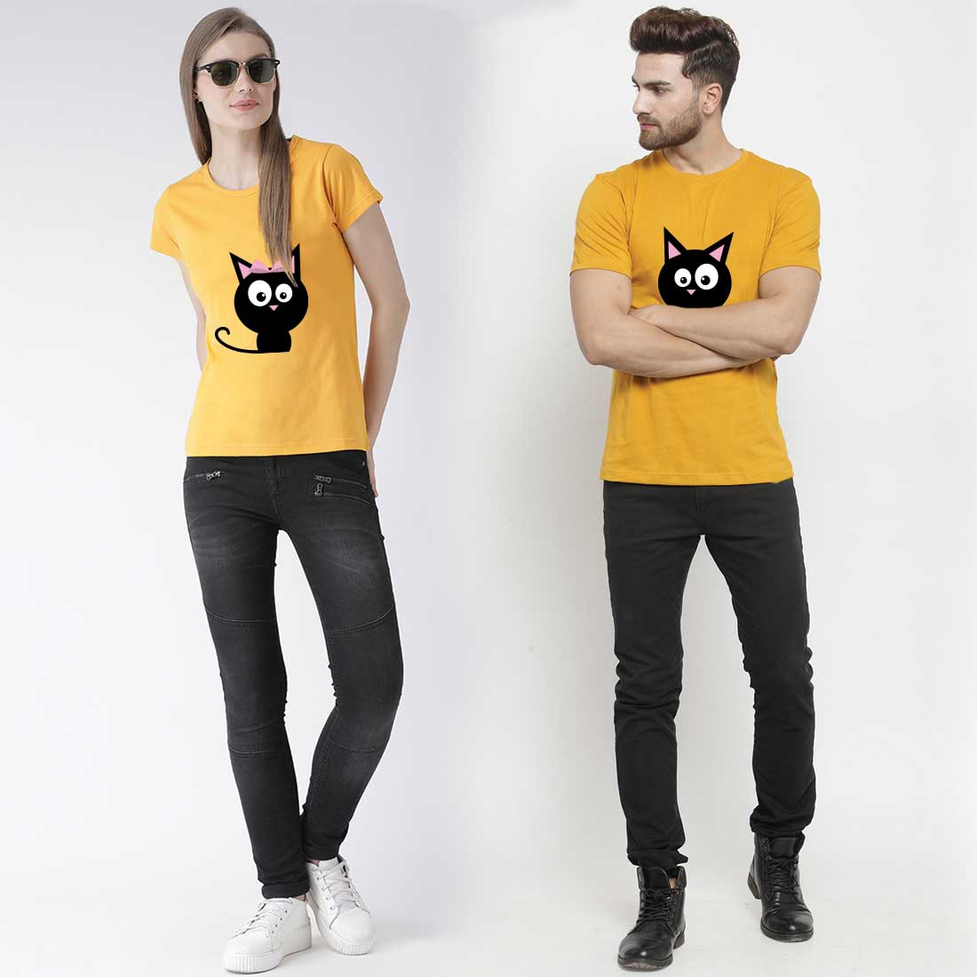 Printed Couple T Shirt in kolkata