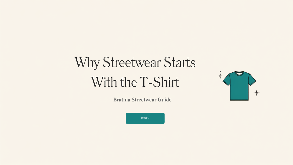 Bratma modern fashion style t-shirt streetwear banner