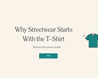 Bratma modern fashion style t-shirt streetwear banner