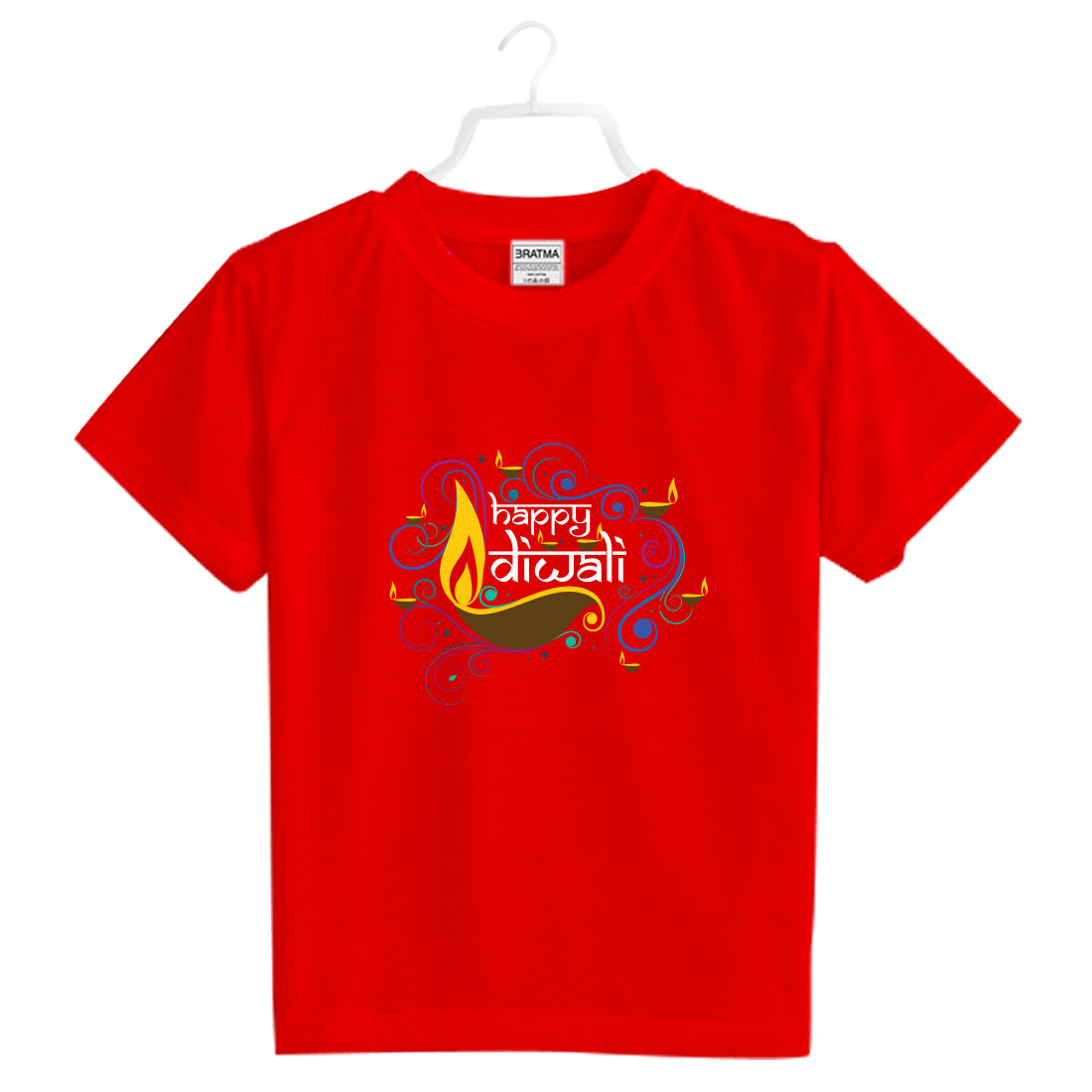 Diwali collection - festive Diwali printed t-shirts by Bratma