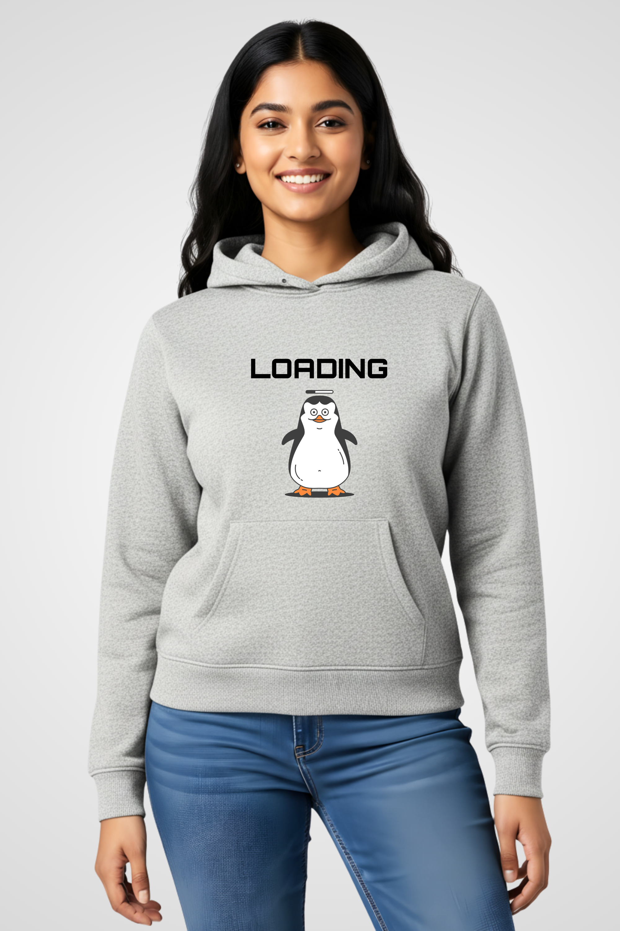 Ultra Soft Winter Essentials Women Hoodie -Melange