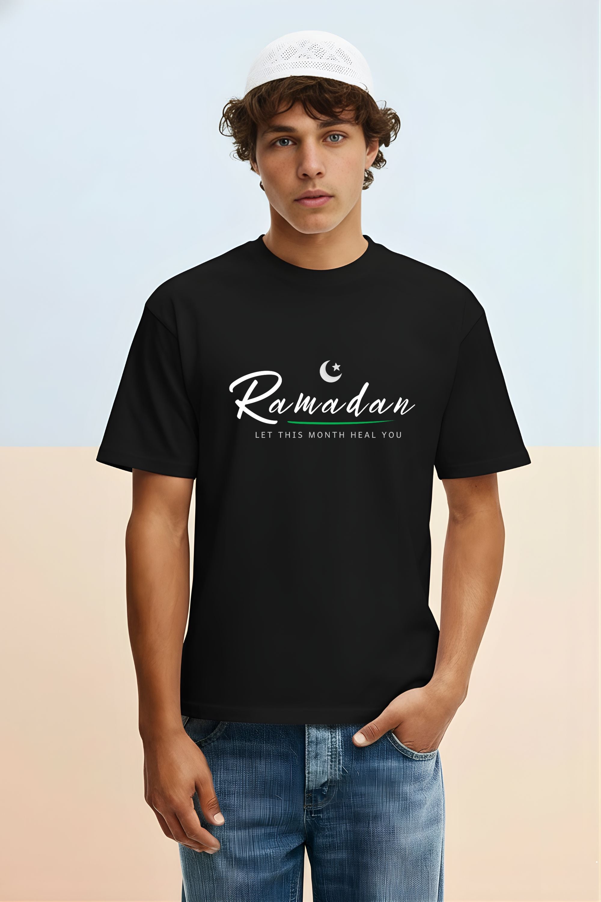 Ramadan Muslim Festival T-Shirt – 100% Pure Cotton, 180 GSM, Bio-Wash