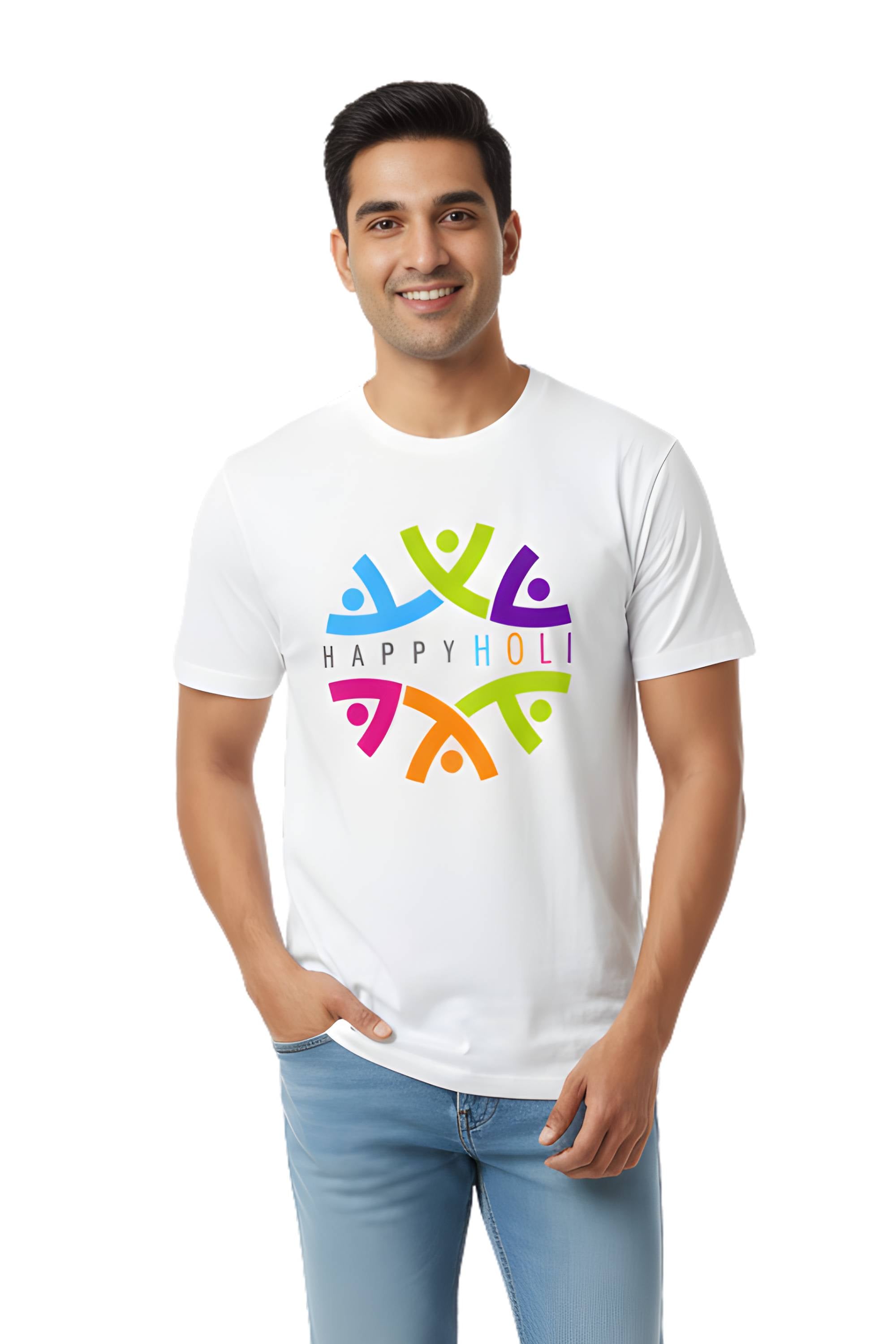 Holi Unisex Polyester T-shirt