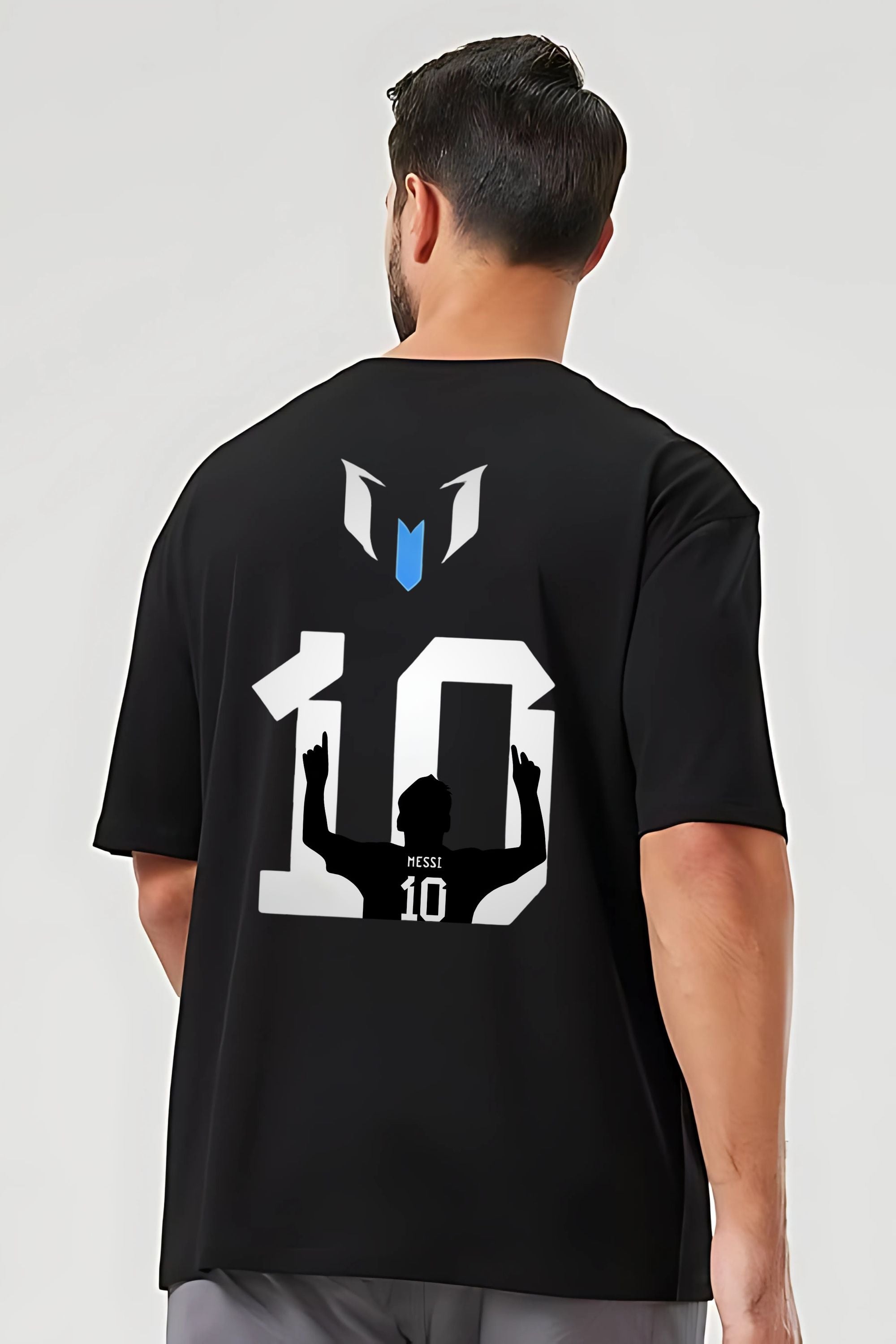 GOAT India Tour 2025 Unisex Oversized T-Shirt for Messi Fans