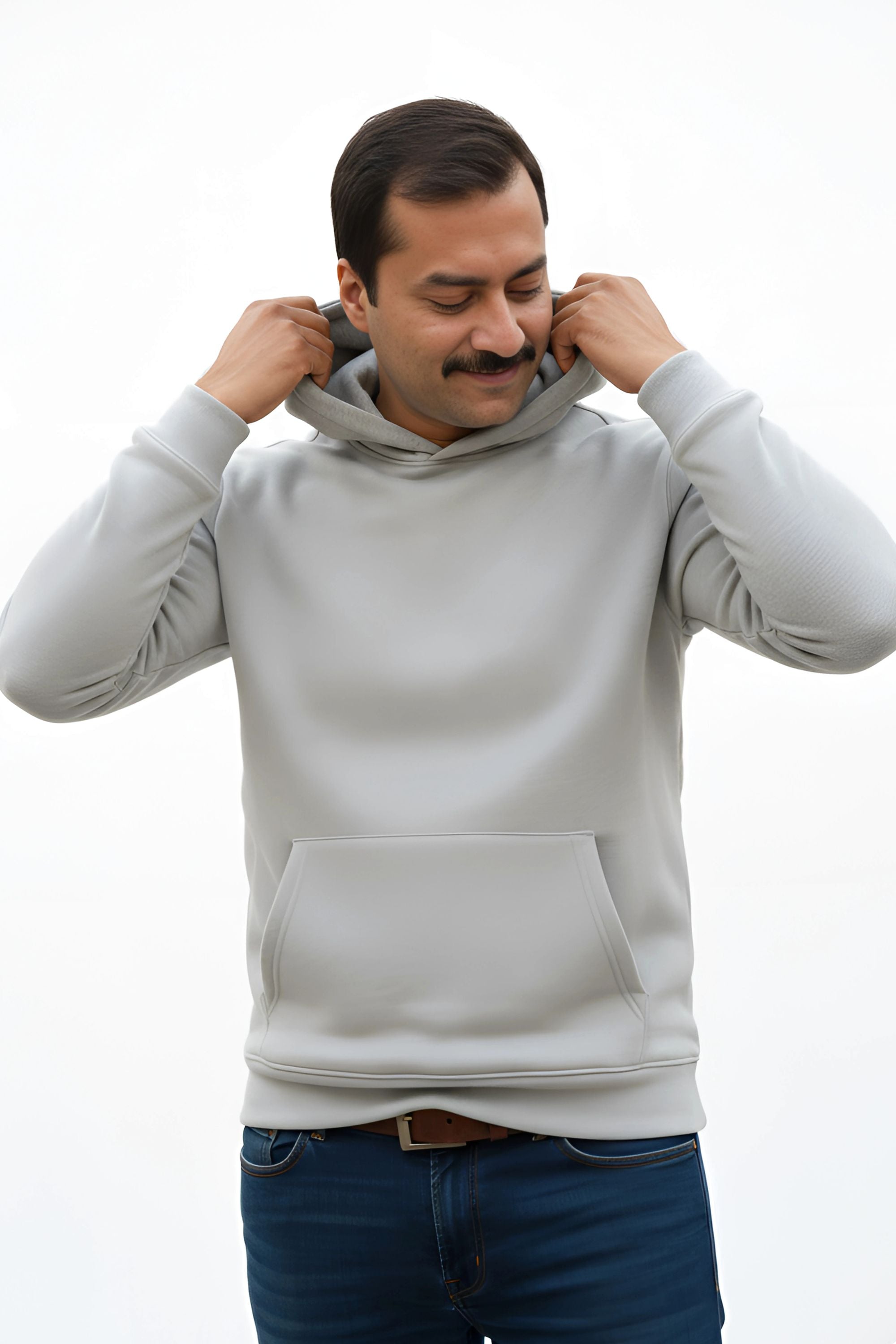 PLAIN HOODIE FOR MEN & WOMEN- GREY