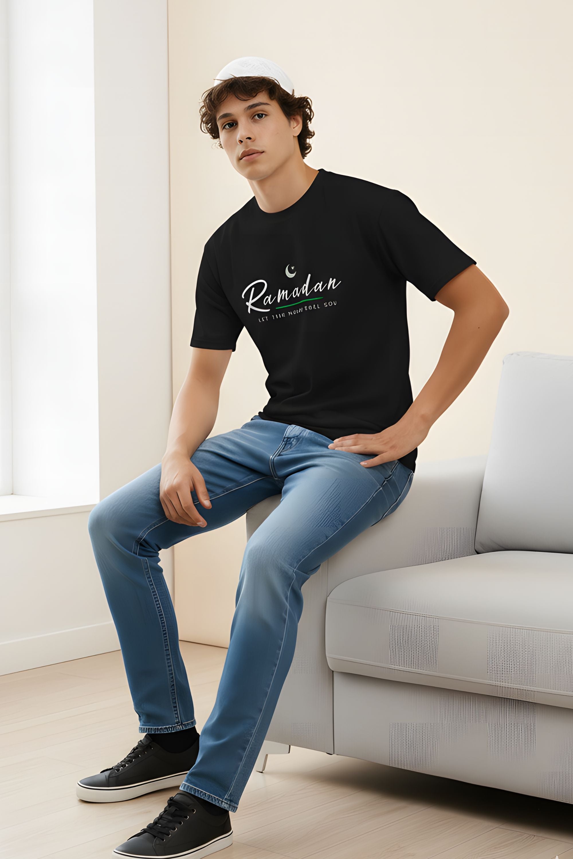 Ramadan Muslim Festival T-Shirt – 100% Pure Cotton, 180 GSM, Bio-Wash