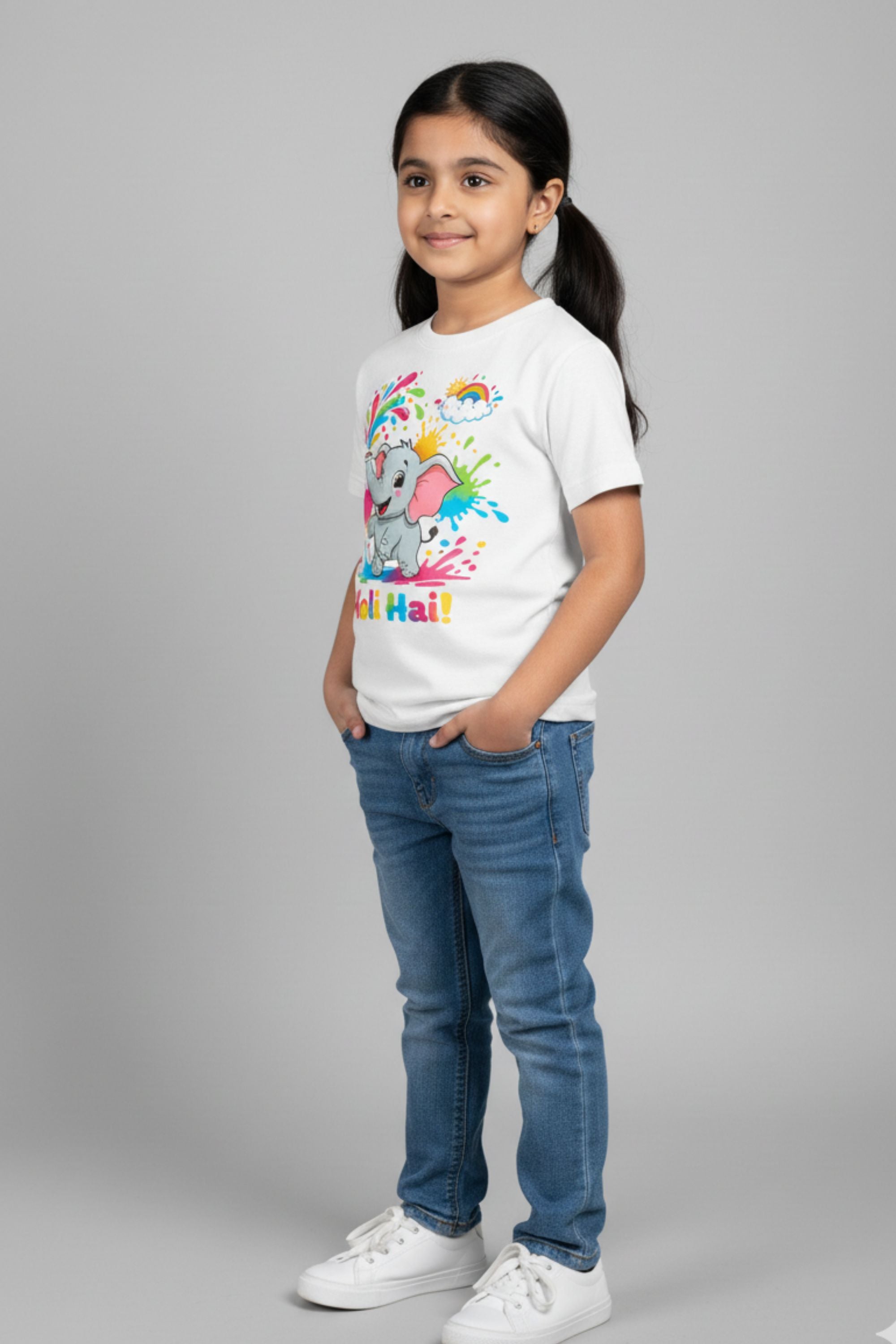 Holi Kids Polyester T-shirt