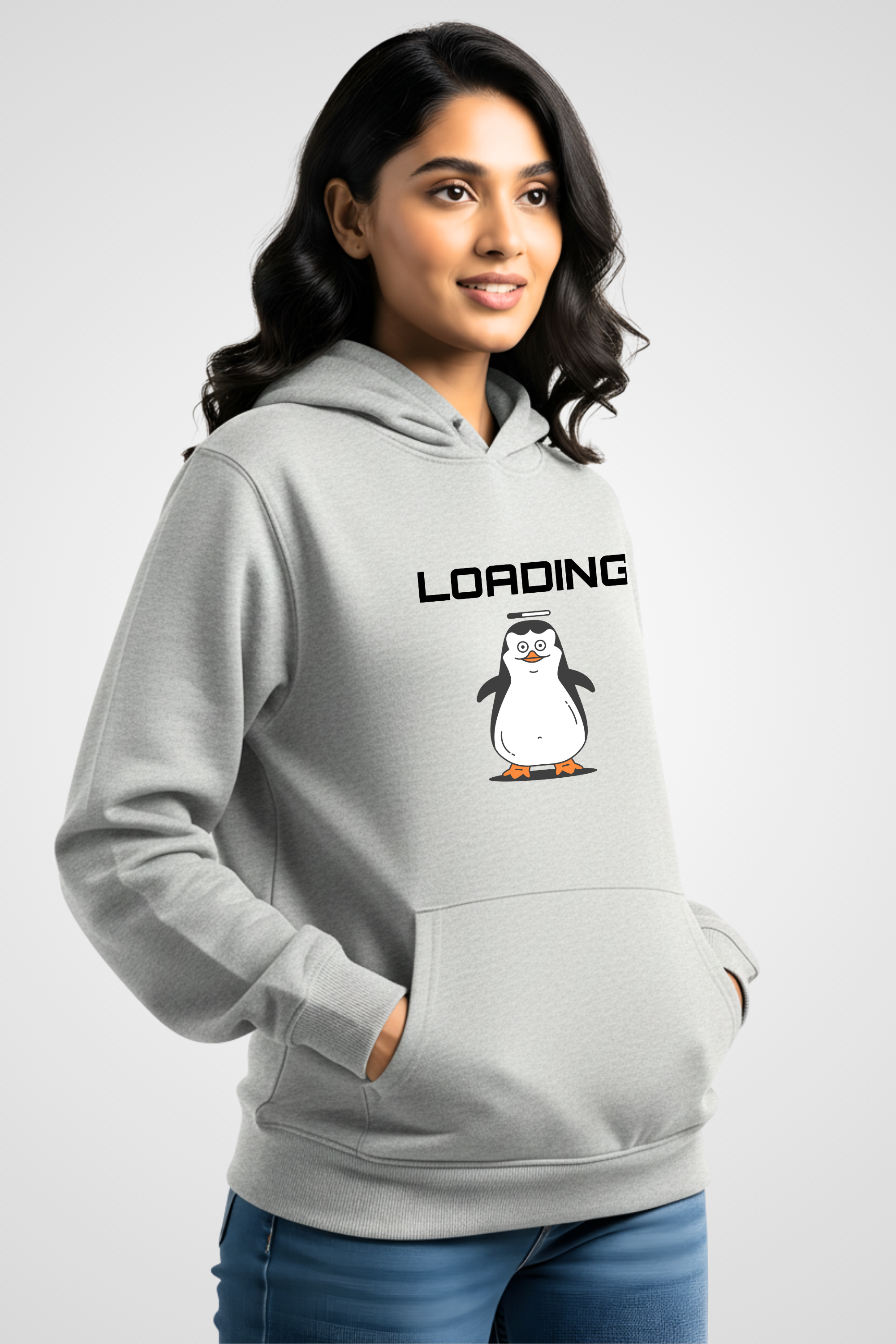 Ultra Soft Winter Essentials Women Hoodie -Melange