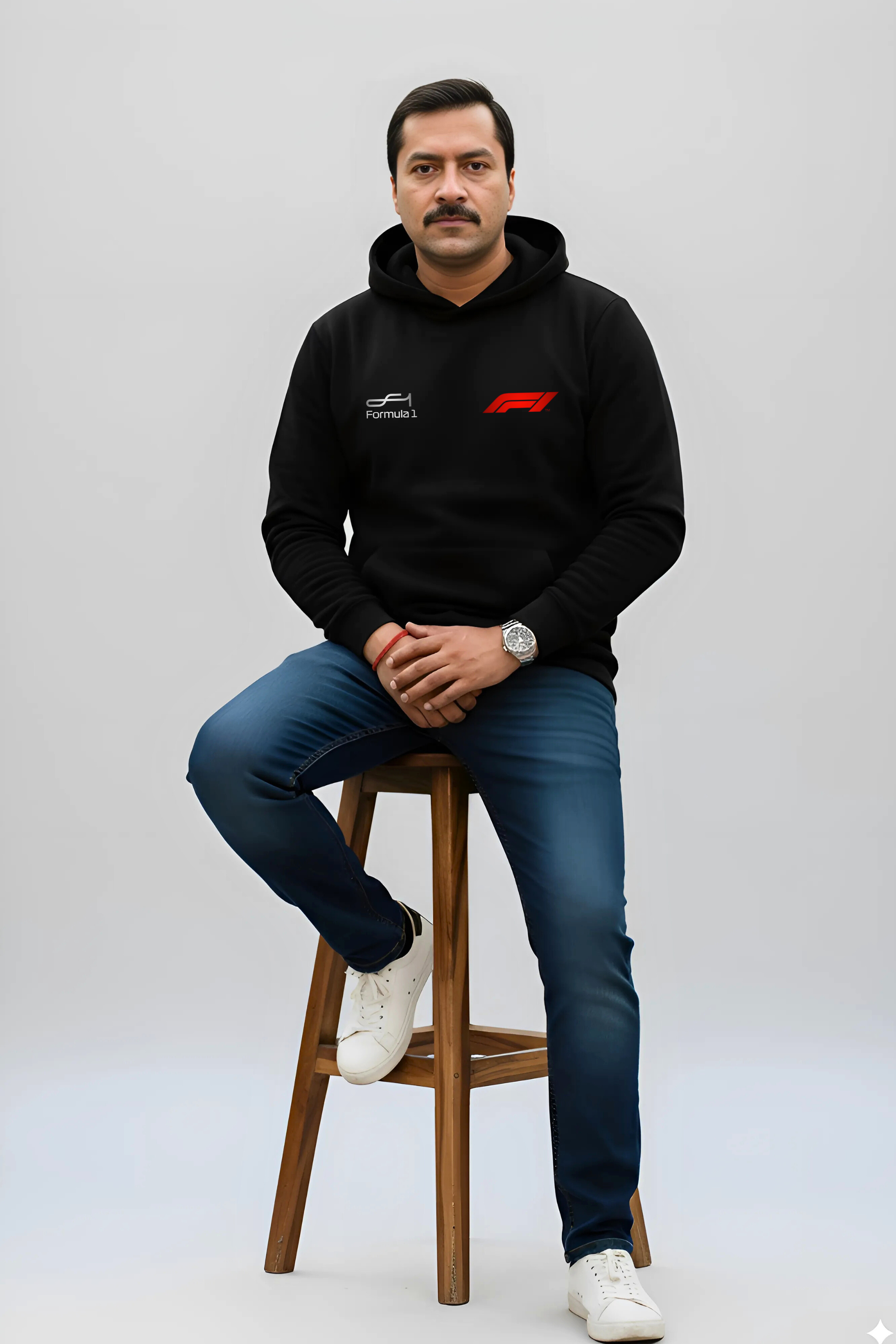 FERRARI FORMULA 1 GRAPHIC PRINTED HOODIE