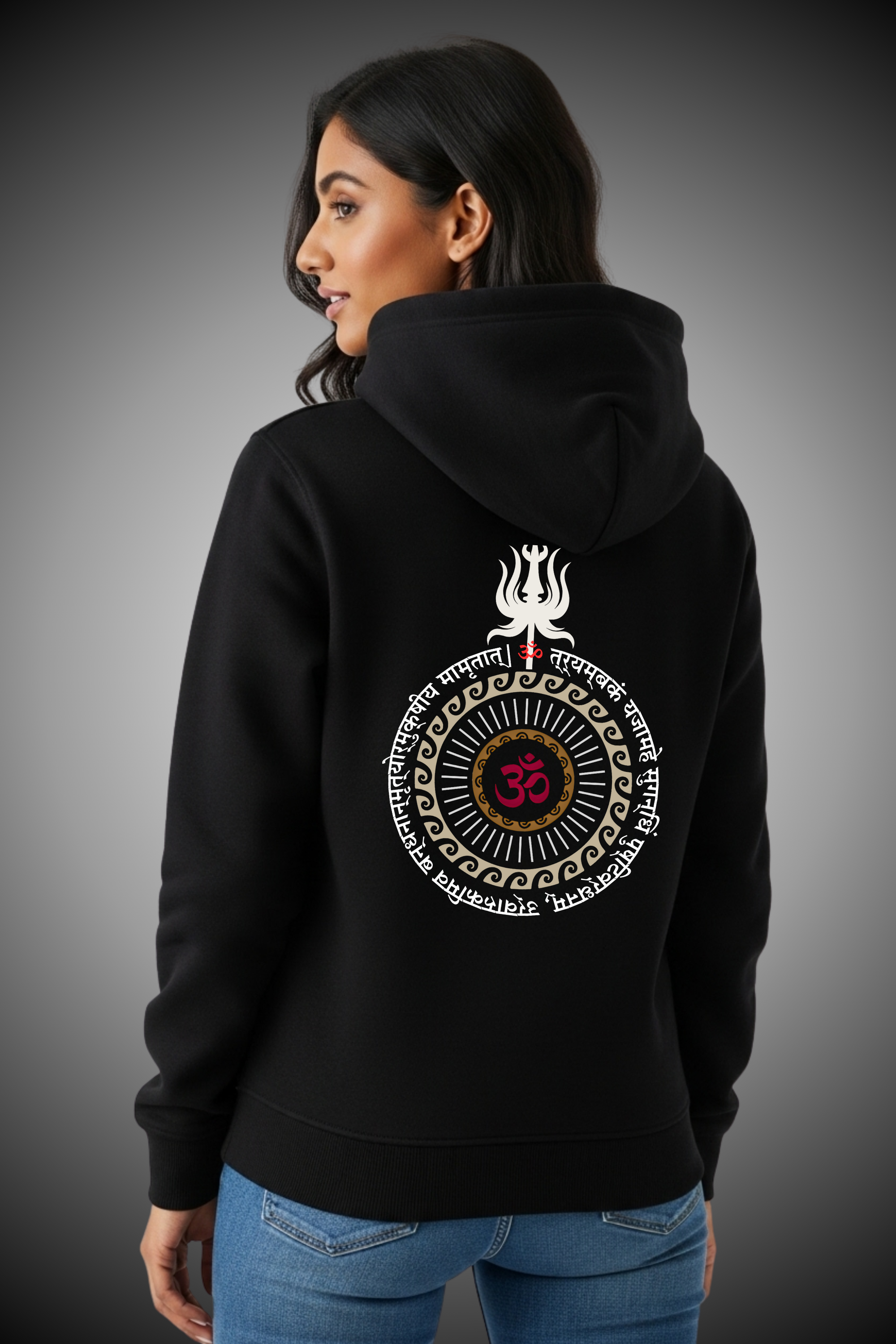 Shiva Winter Essentials Women Hoodie - BLACK