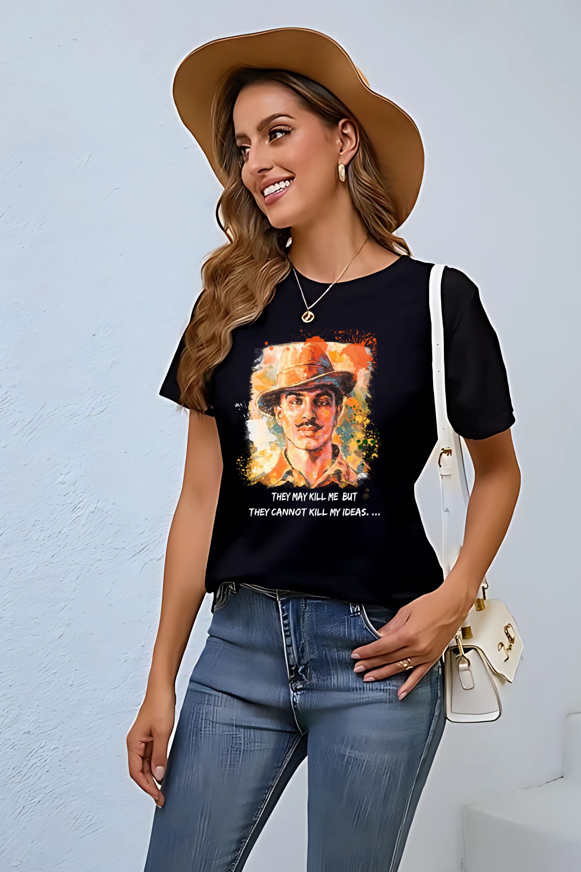 INDEPENDENCE DAY BLACK TSHIRT FOR MEN & WOMEN