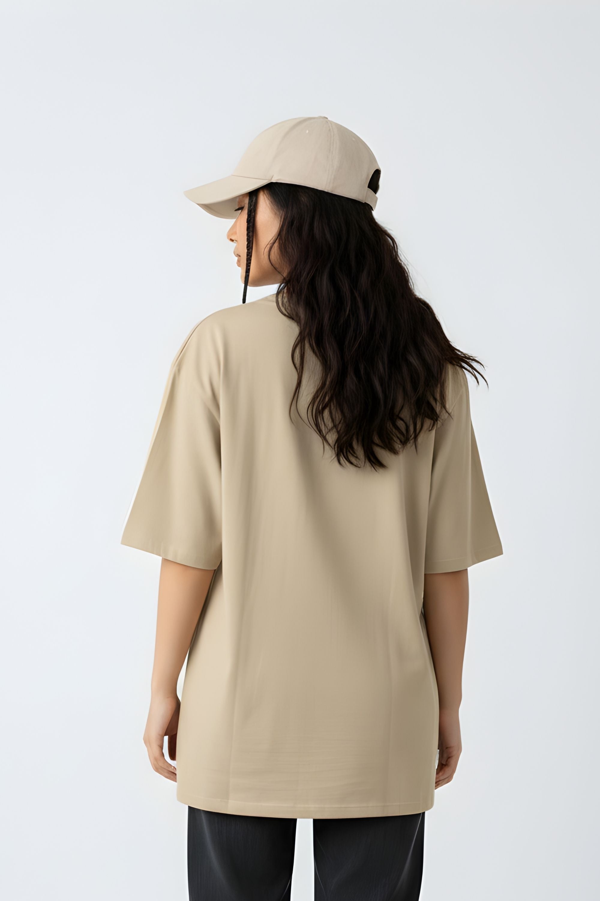 Woman Graphic Print Oversize T-shirt
