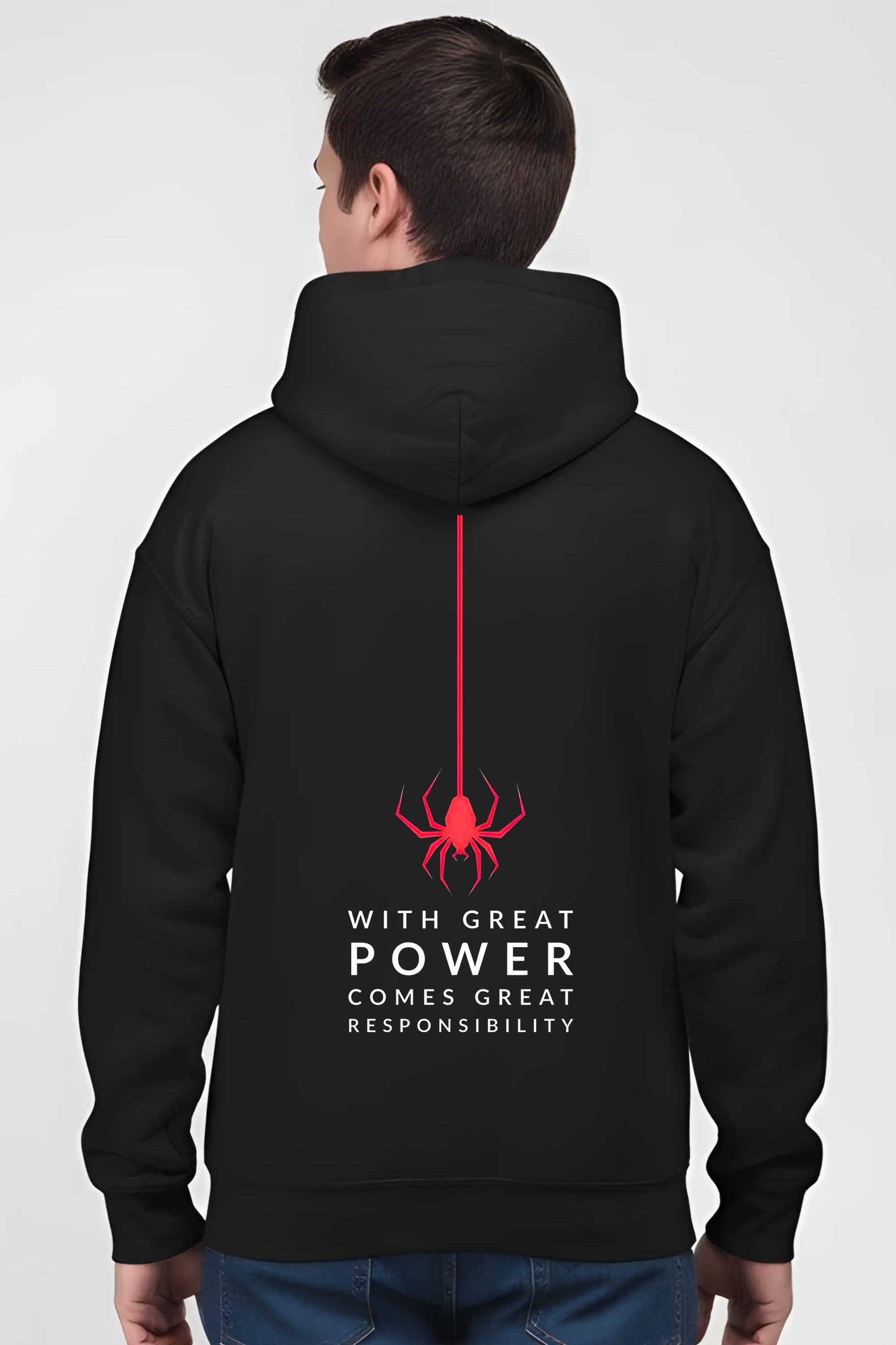 FRONT BACK GRAPHICS PRINTED HOODIE FOR MAN