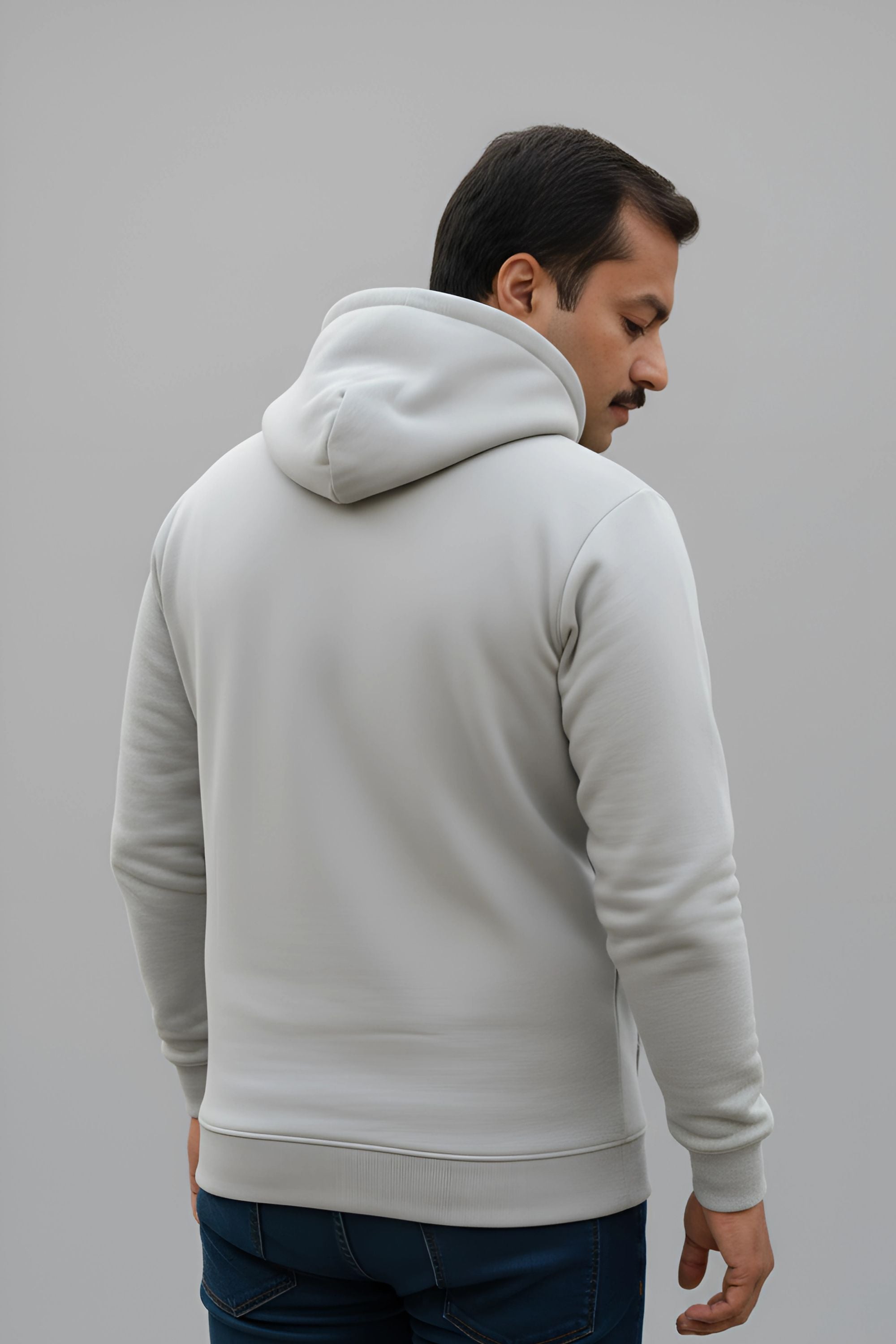 PLAIN HOODIE FOR MEN & WOMEN- GREY