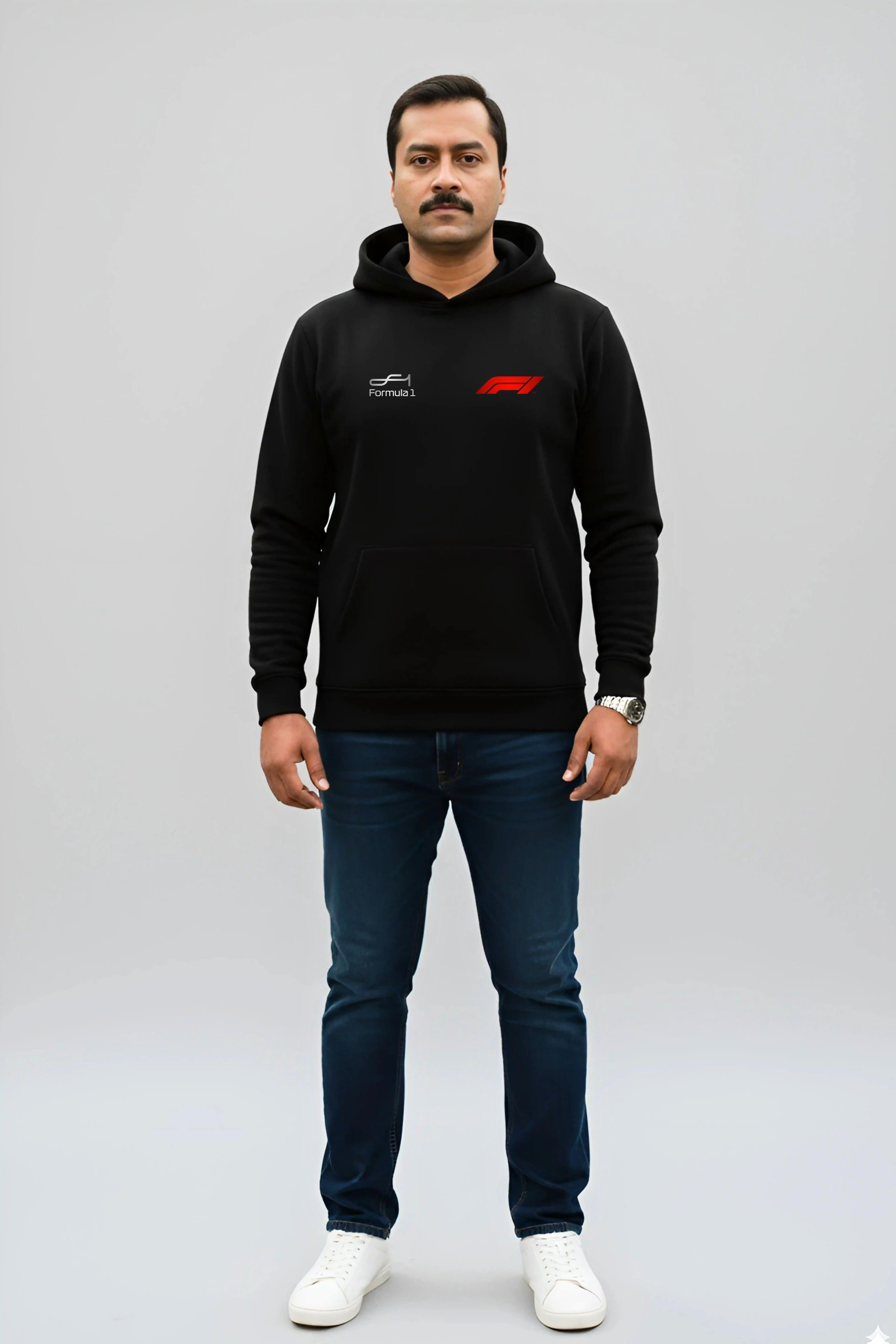 FERRARI FORMULA 1 GRAPHIC PRINTED HOODIE