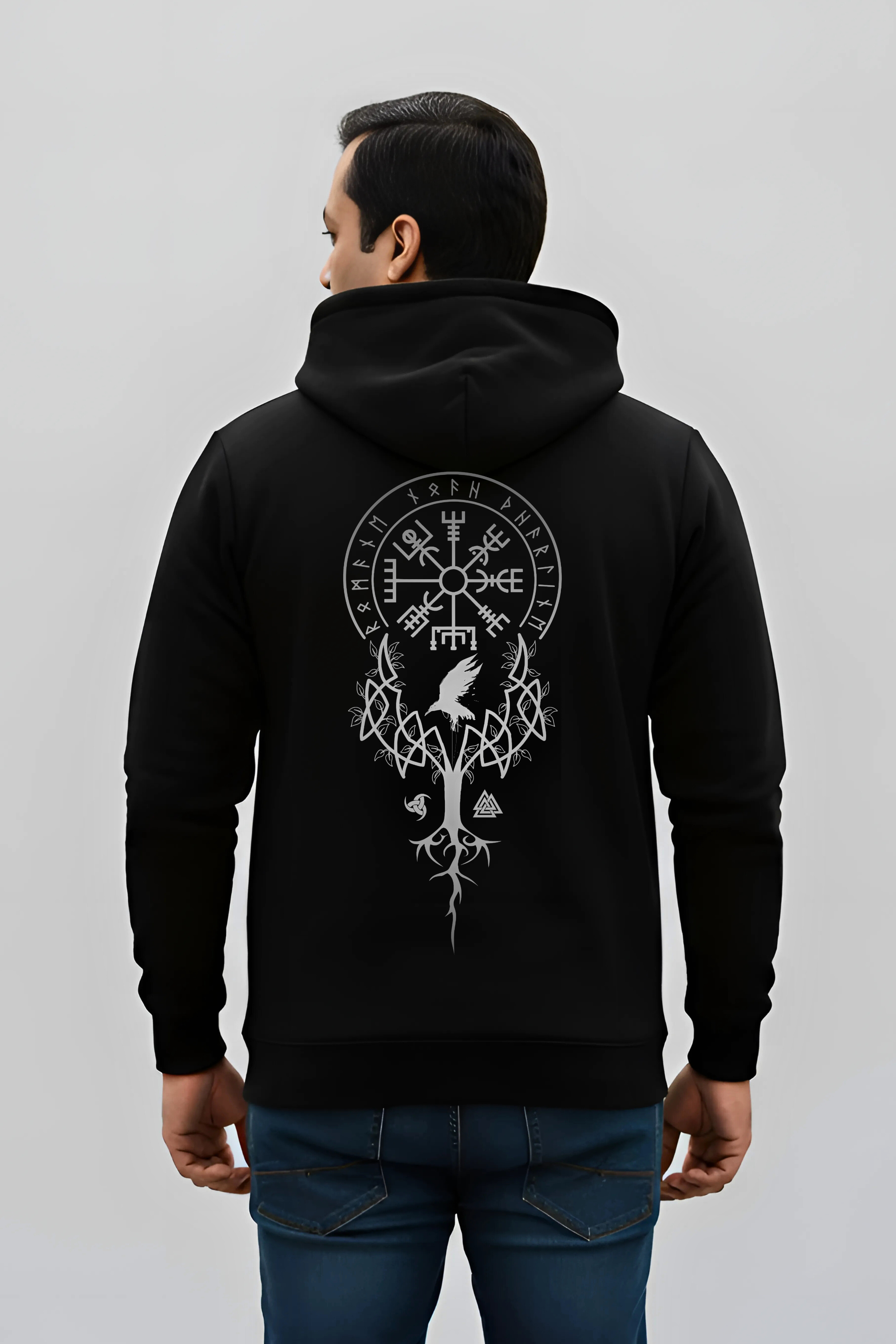 Viking Men Full Sleeve Hooded Sweatshirt