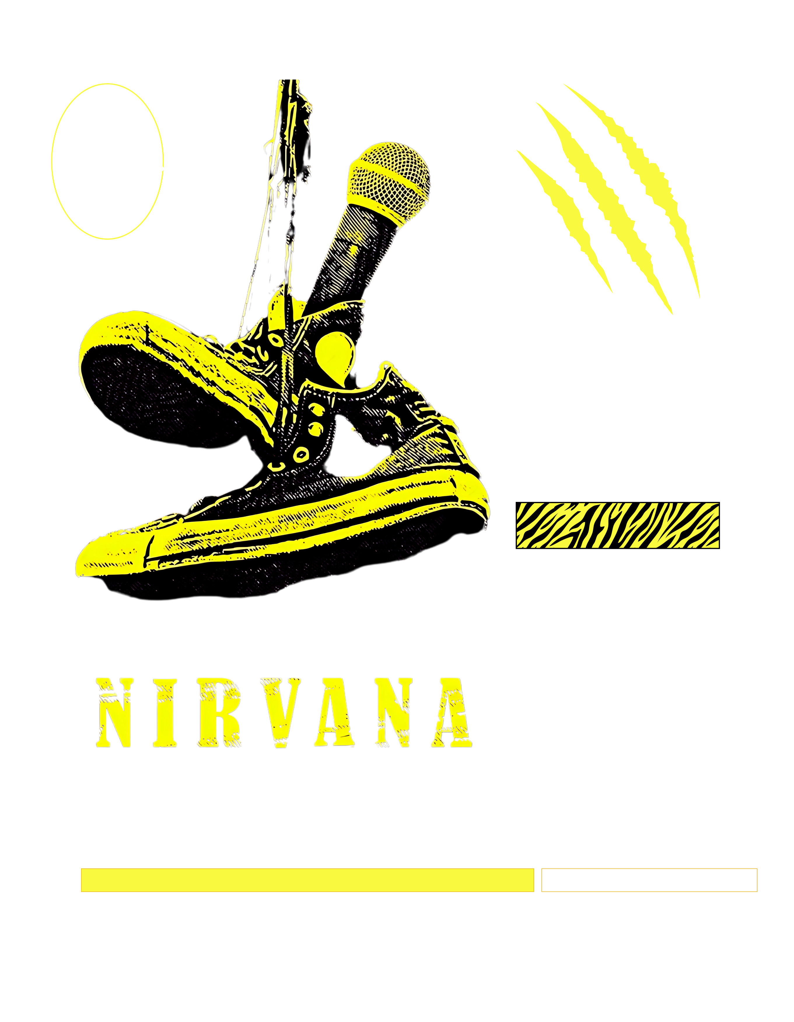 NIRVANA BAND POSTER TSHIRT