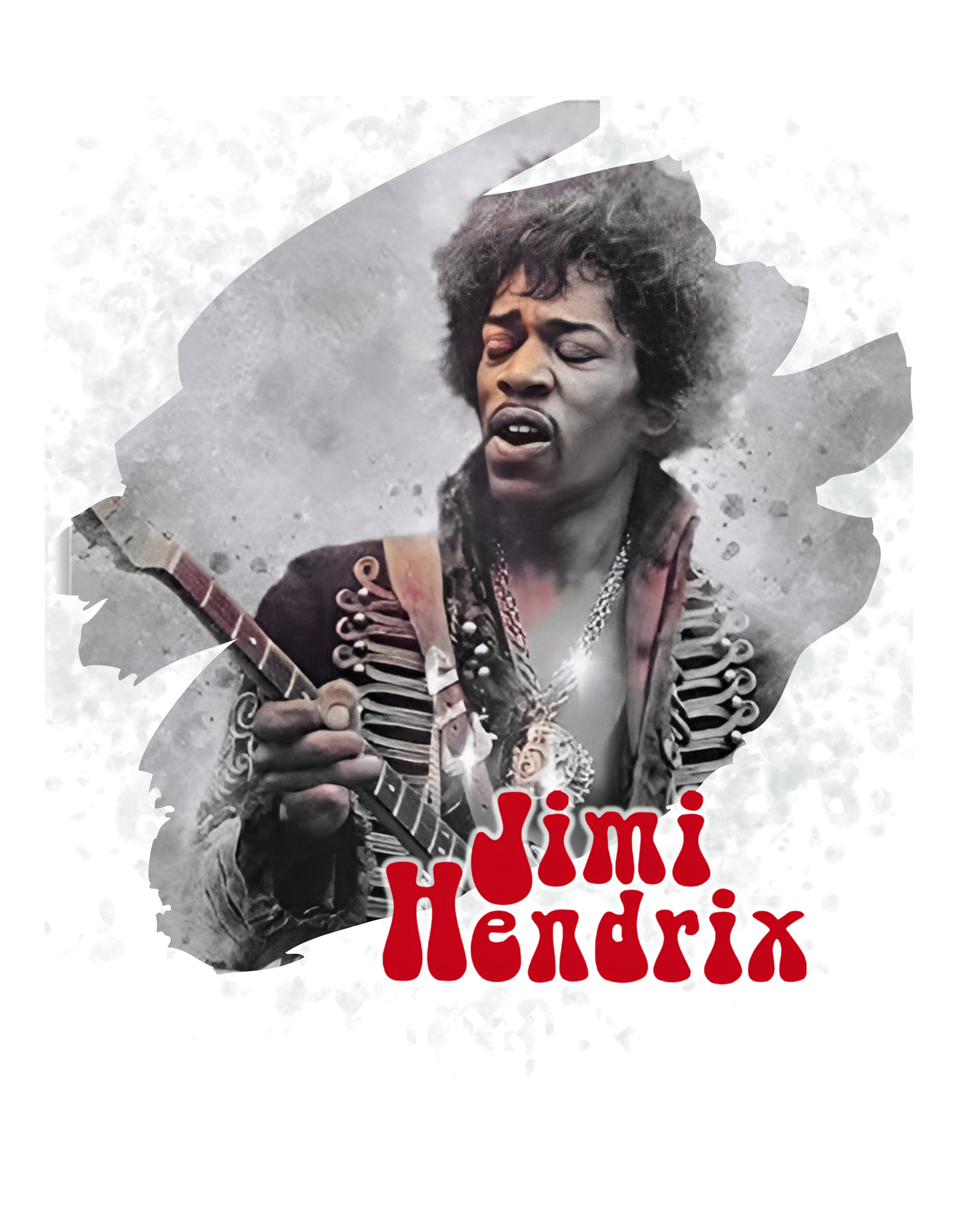 JIMI HENDRIX PRINTED TSHIRT