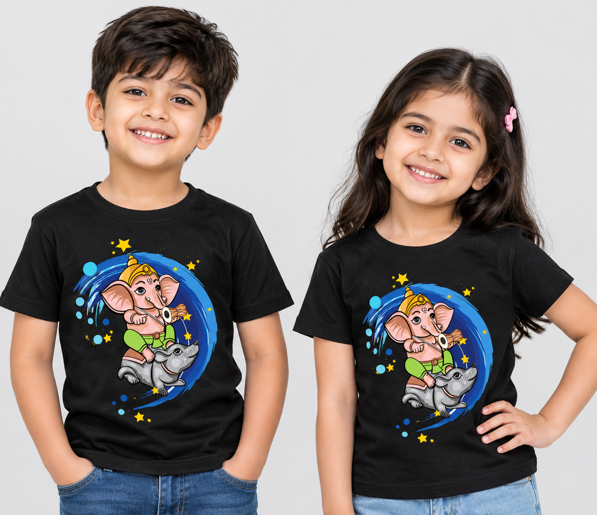 Ganesh Chaturthi Tshirt For Kids
