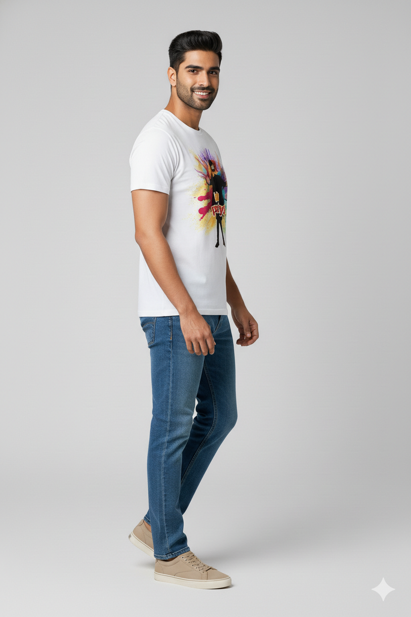 Holi Unisex Polyester T-shirt