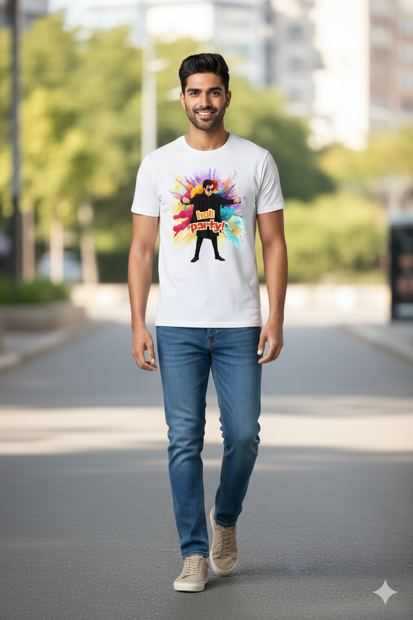 Holi Unisex Polyester T-shirt