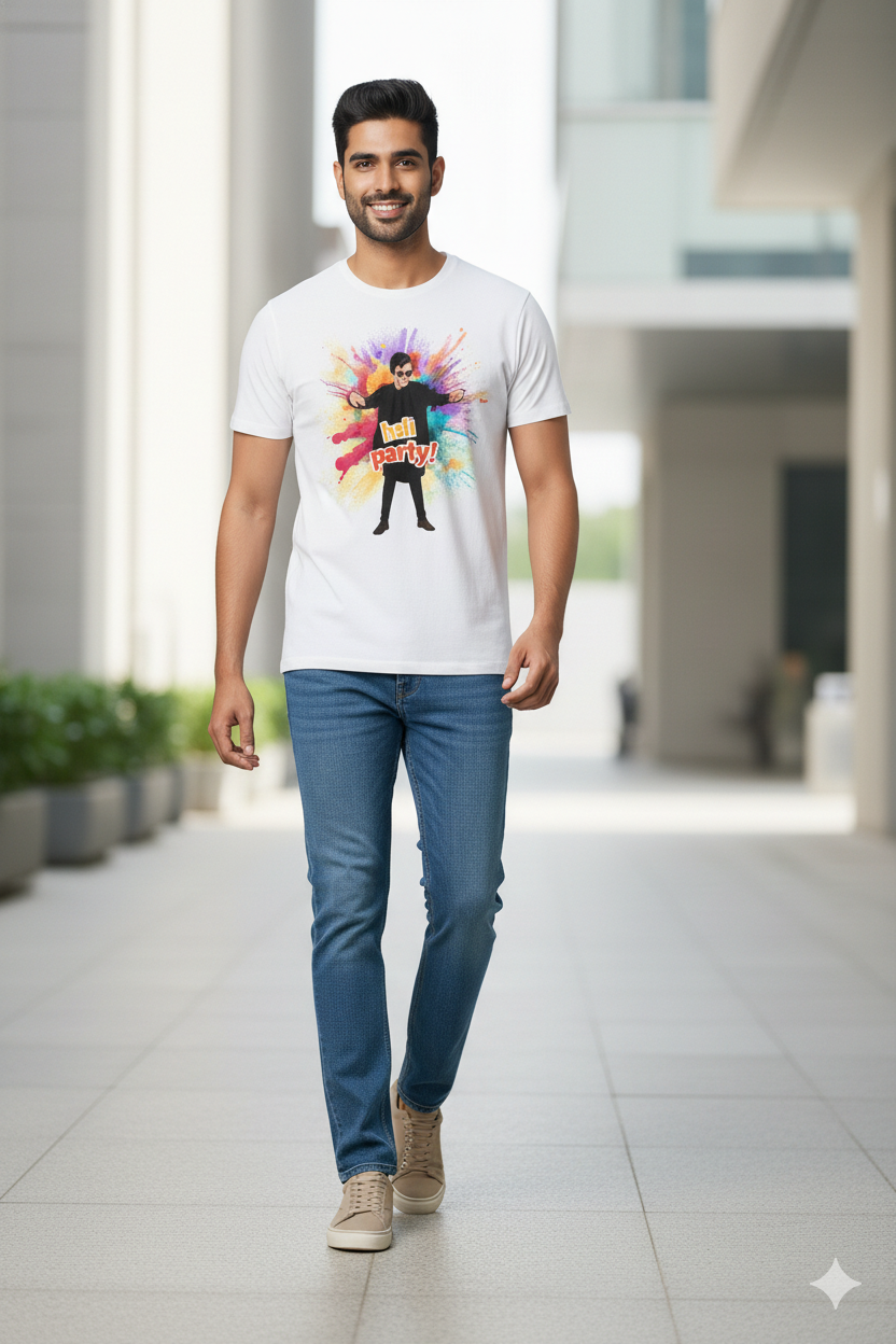 Holi Unisex Polyester T-shirt