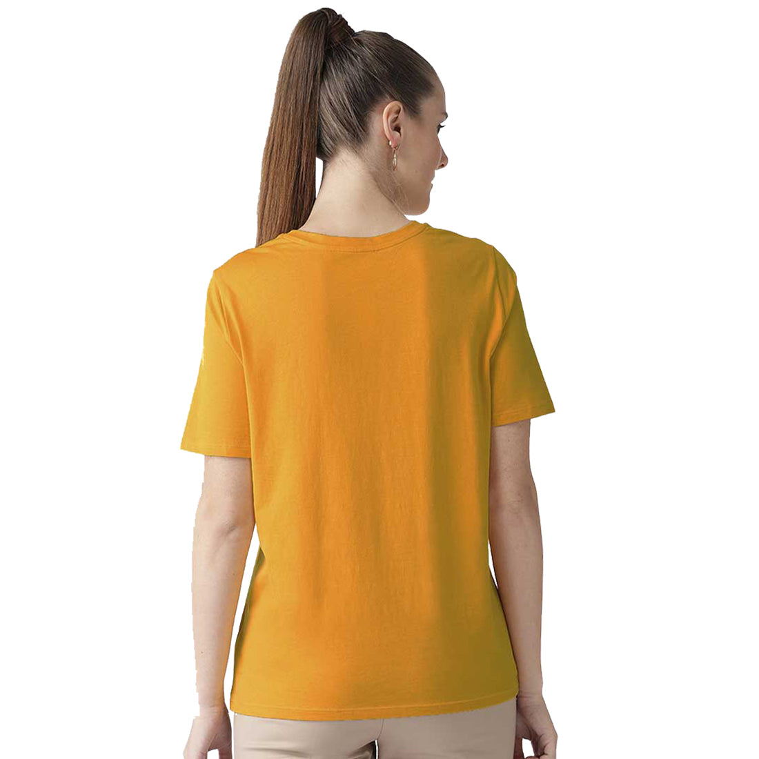 #Color_Mustard Tshirt For Women