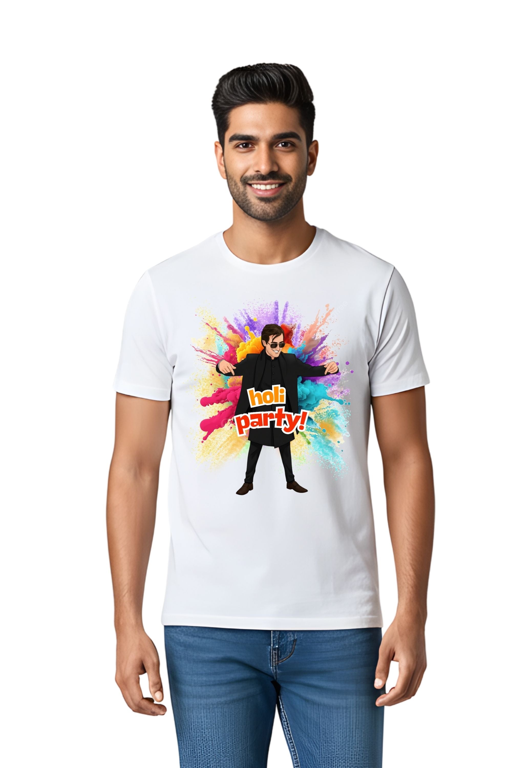 Holi Unisex Polyester T-shirt