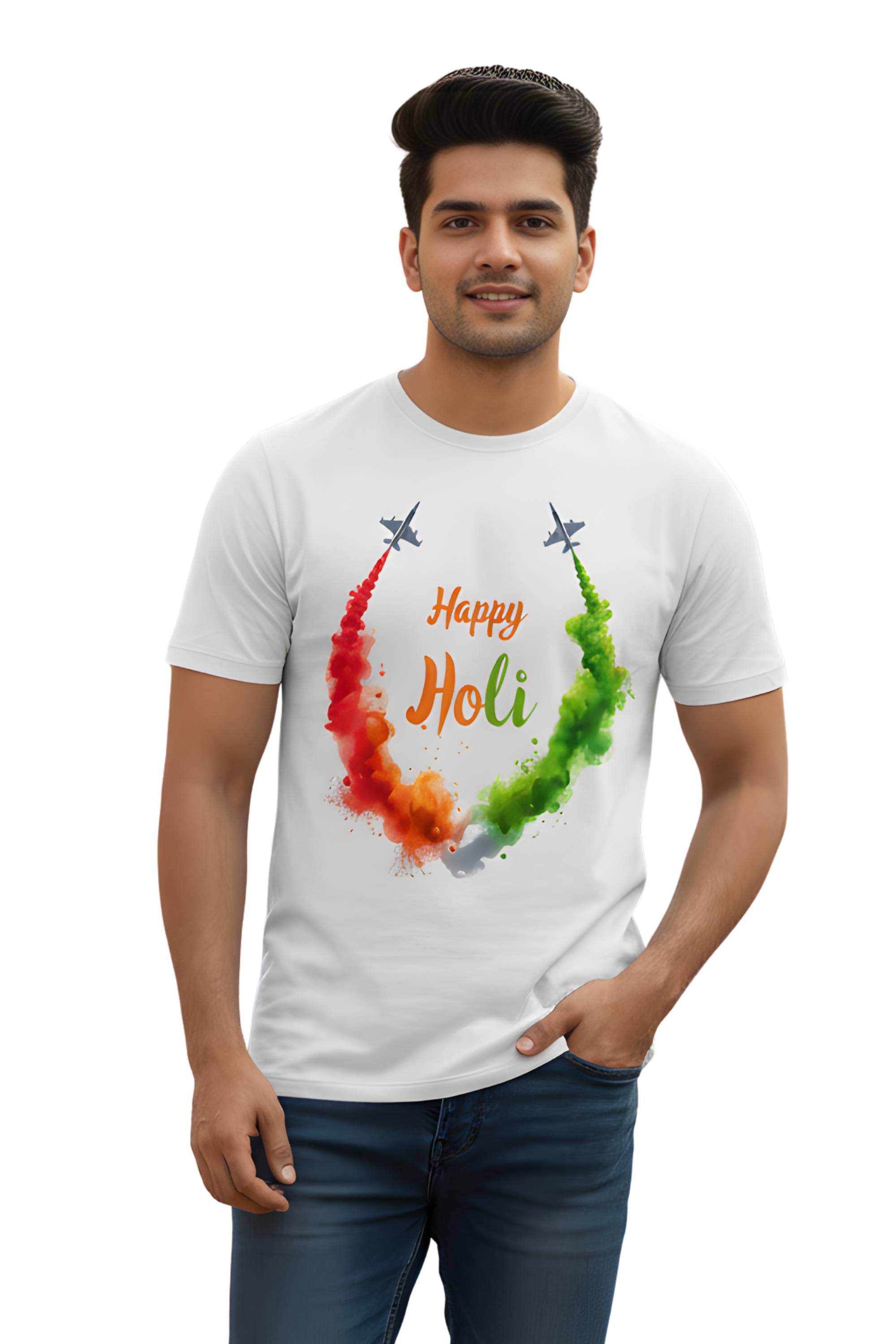 Holi Unisex Polyester T-shirt