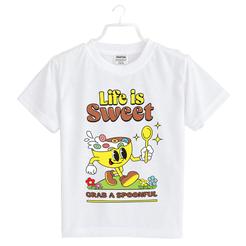 Life in Sweet Printed T-Shirt Girls