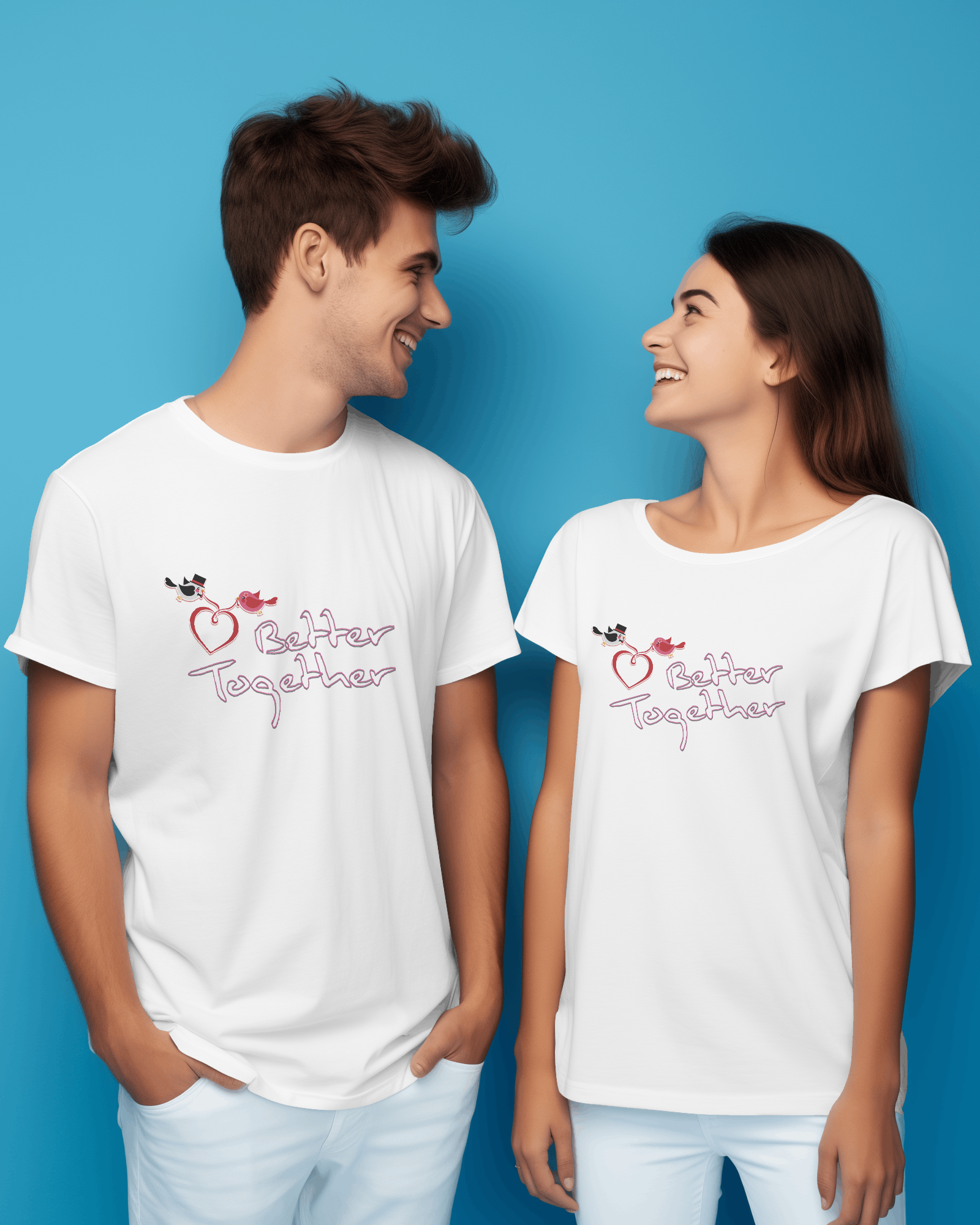 "Better Together" Valentine T Shirt for UNISEX