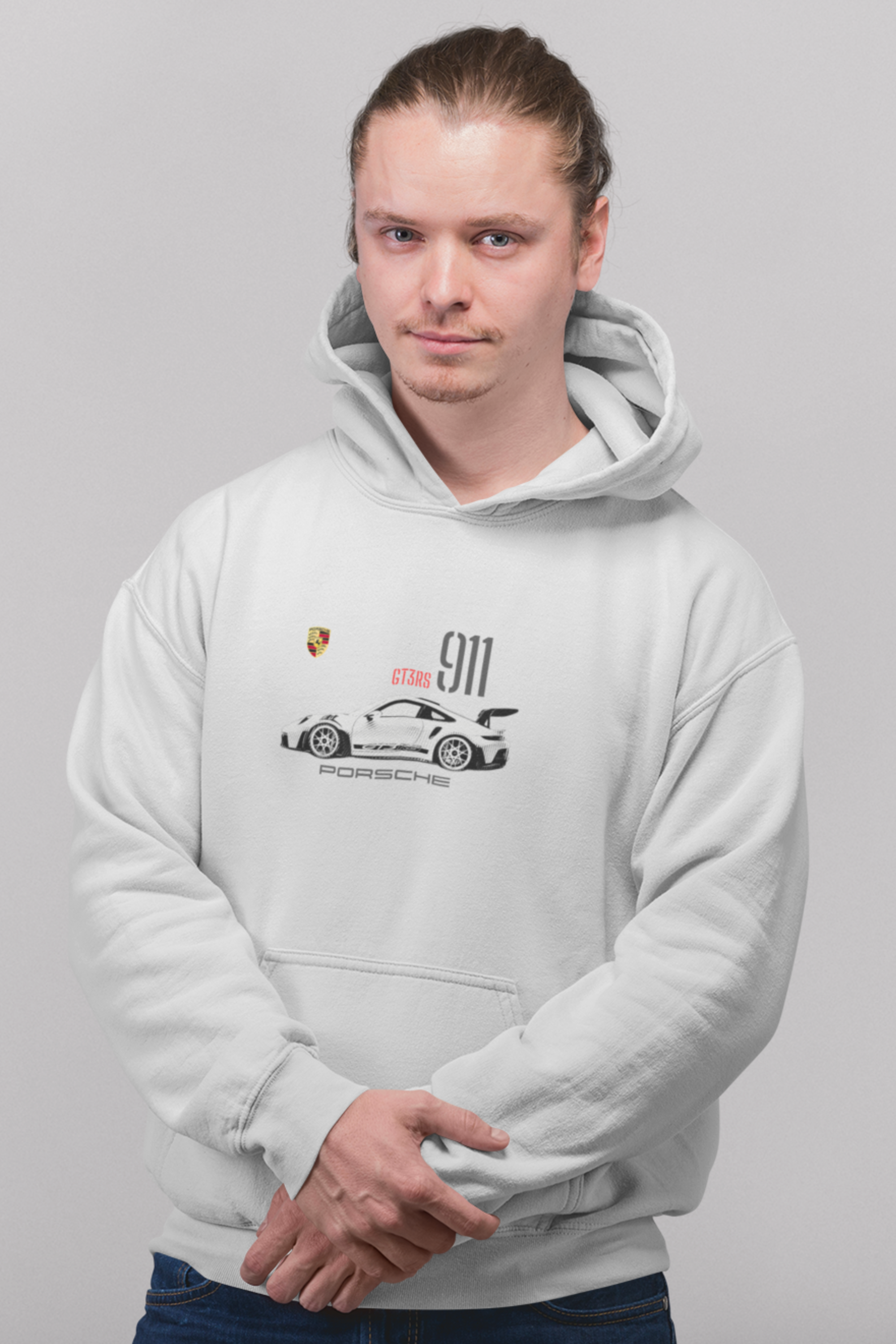 911 PORSCHE HOODIE BY BRATMA, Melange Color