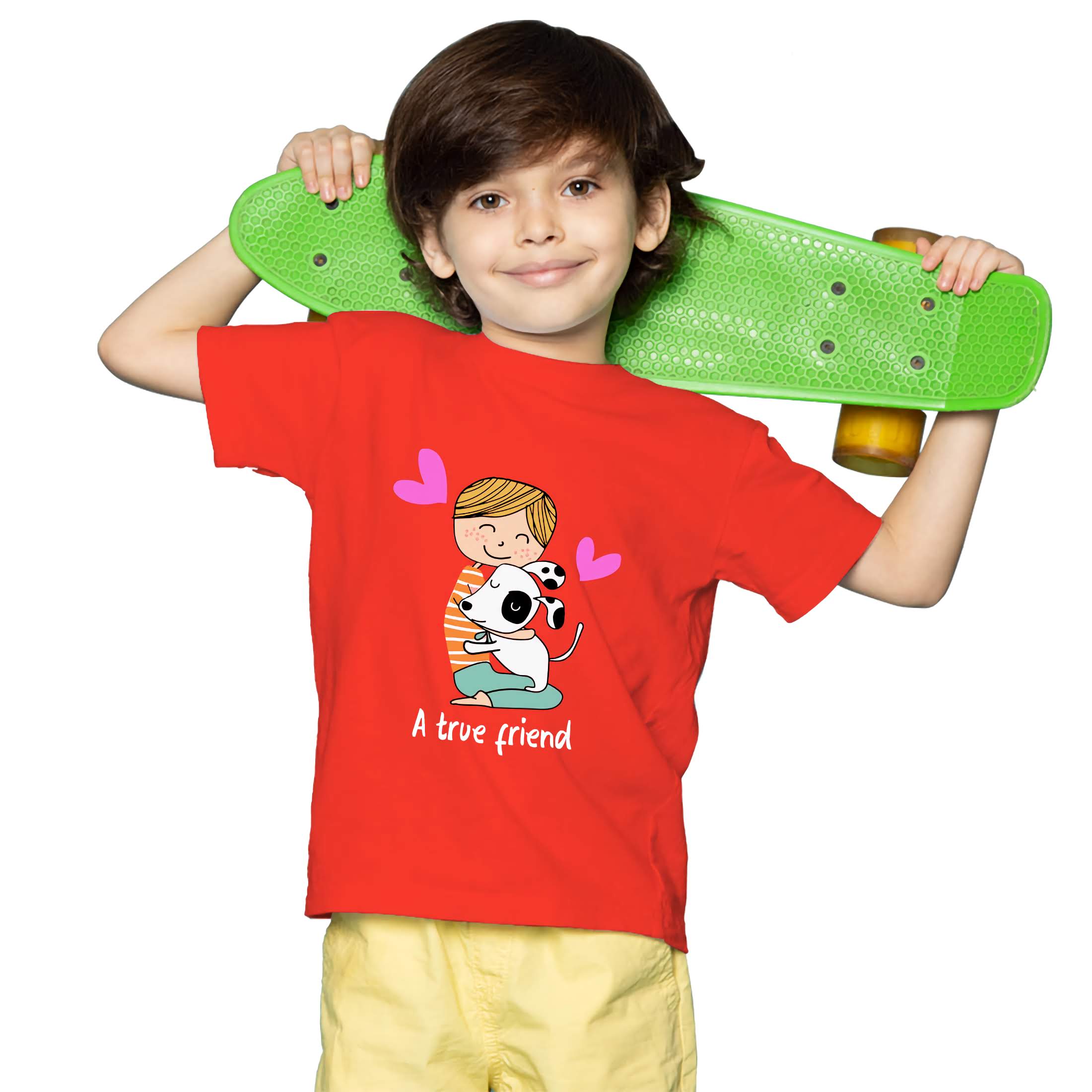 "A True Friend" Quotes T-Shirt for kids