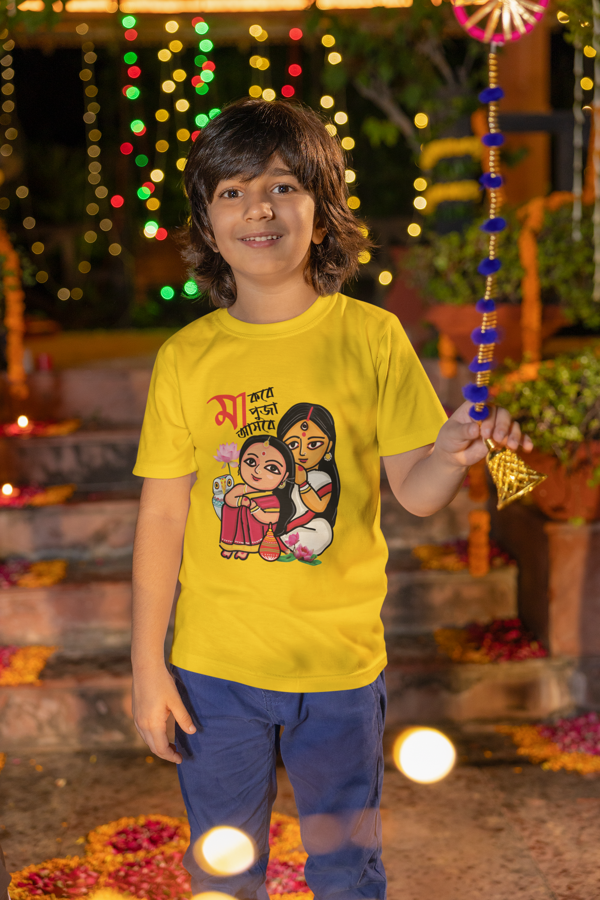 Durga Puja Special T-shirts For Kids