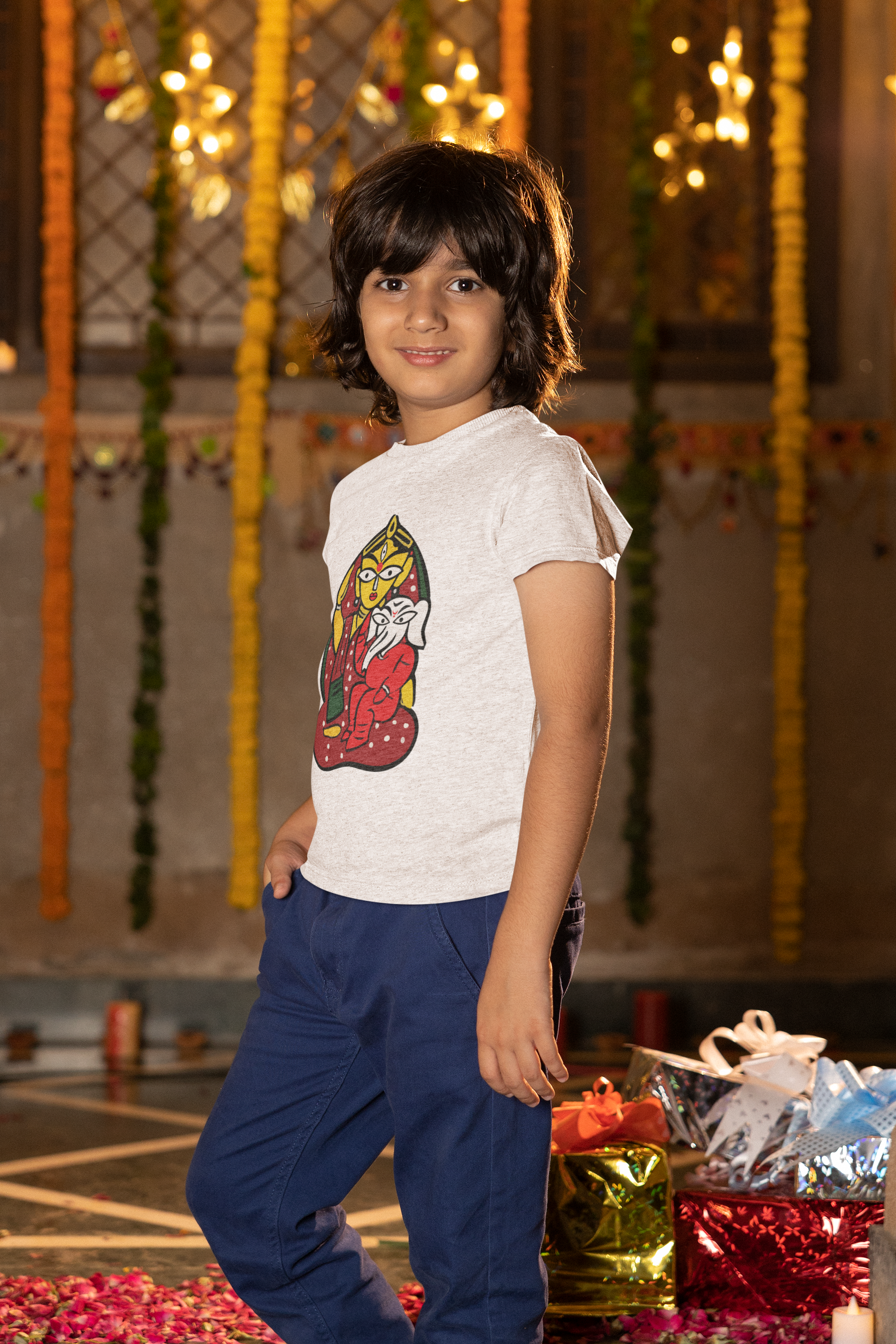 Durga Puja Tshirts For Kids