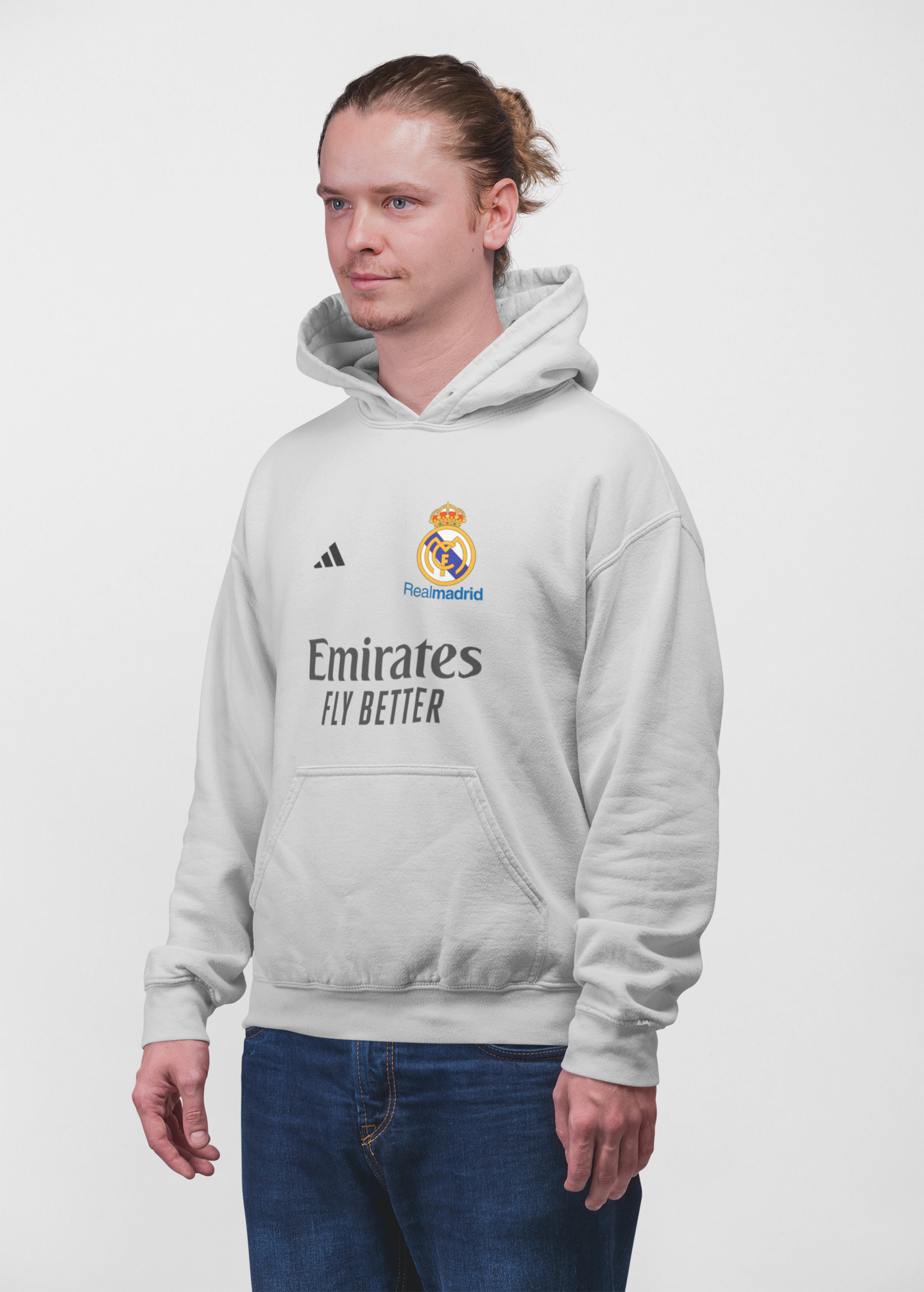 REAL MADRID HOODIE BY BRATMA, Melange Color