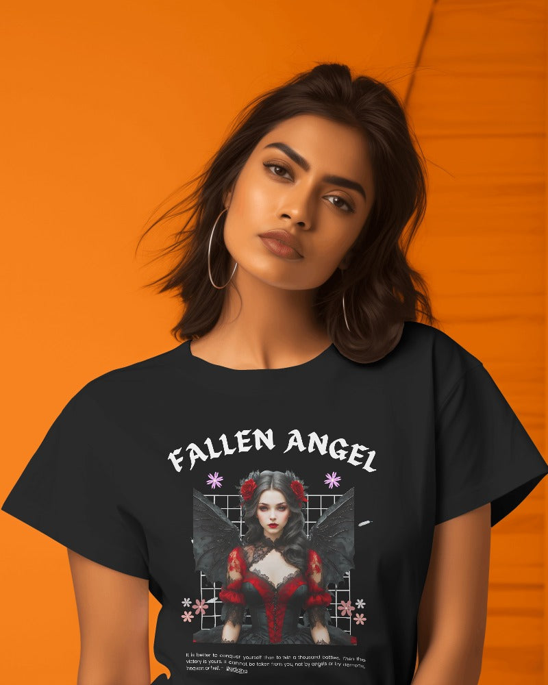 Angel Anime Design Printed tshirt