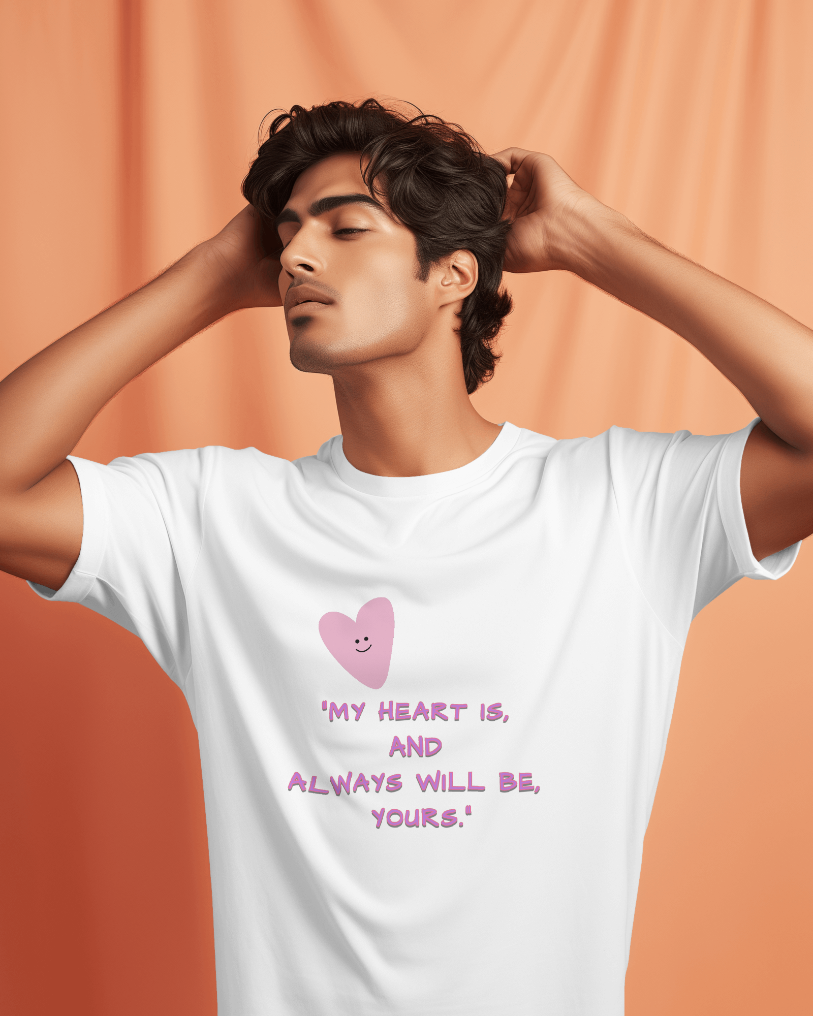 Romantic Tshirt Print For Young 