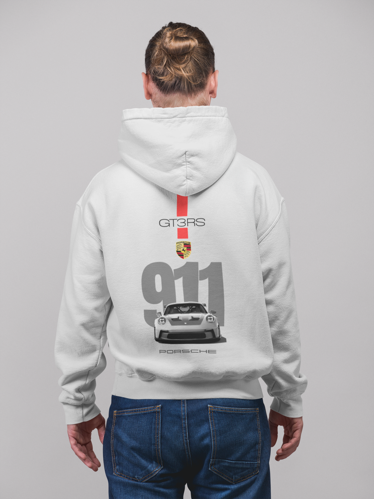 911 PORSCHE HOODIE BY BRATMA, Melange Color